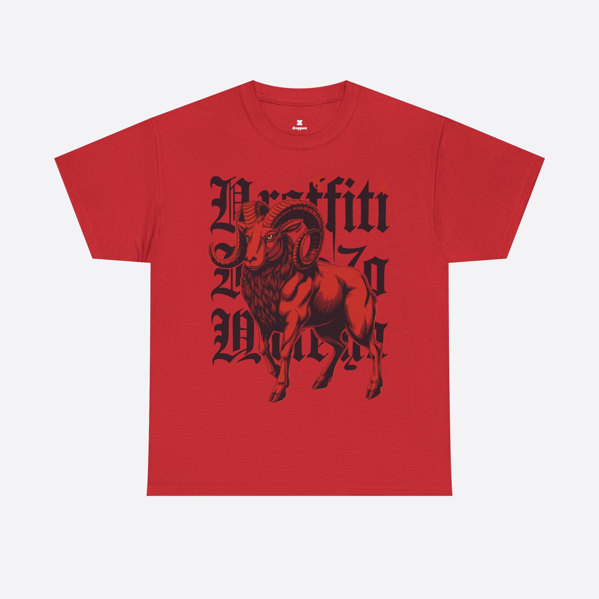 Aries Zodiac - Graffiti Ram Graphic Tee - Unisex T-Shirt