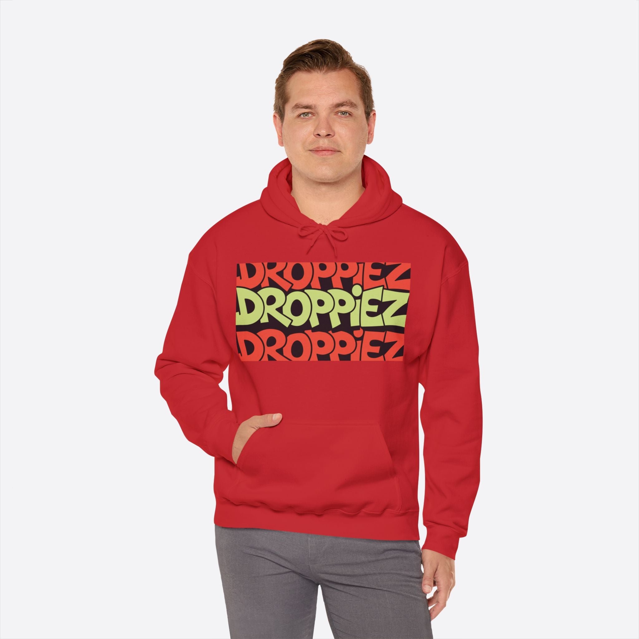 Unisex Dripdrop Hoodie with Bold Graphics – Statement Look