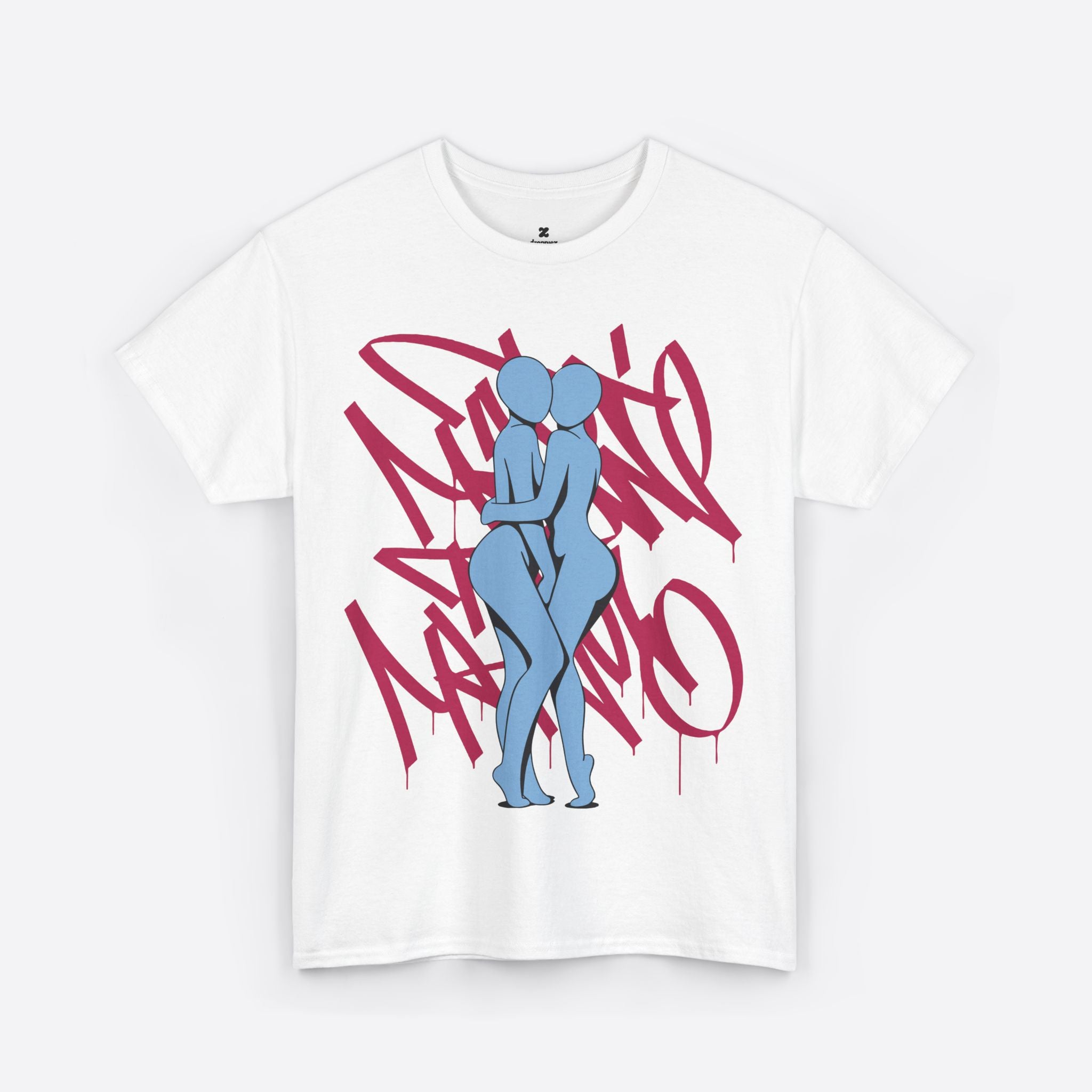 Gemini Zodiac – Twin Embrace Graffiti Tee – Unisex T-Shirt