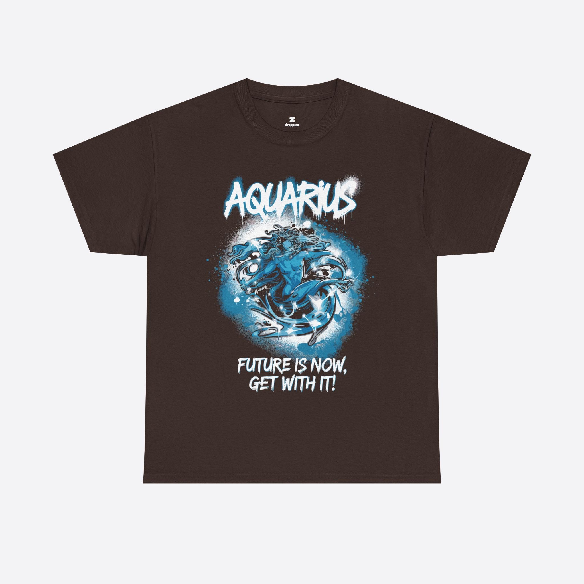 Aquarius Zodiac - Rebel Energy, Future Is Now, Get With It - Unisex T-Shirt