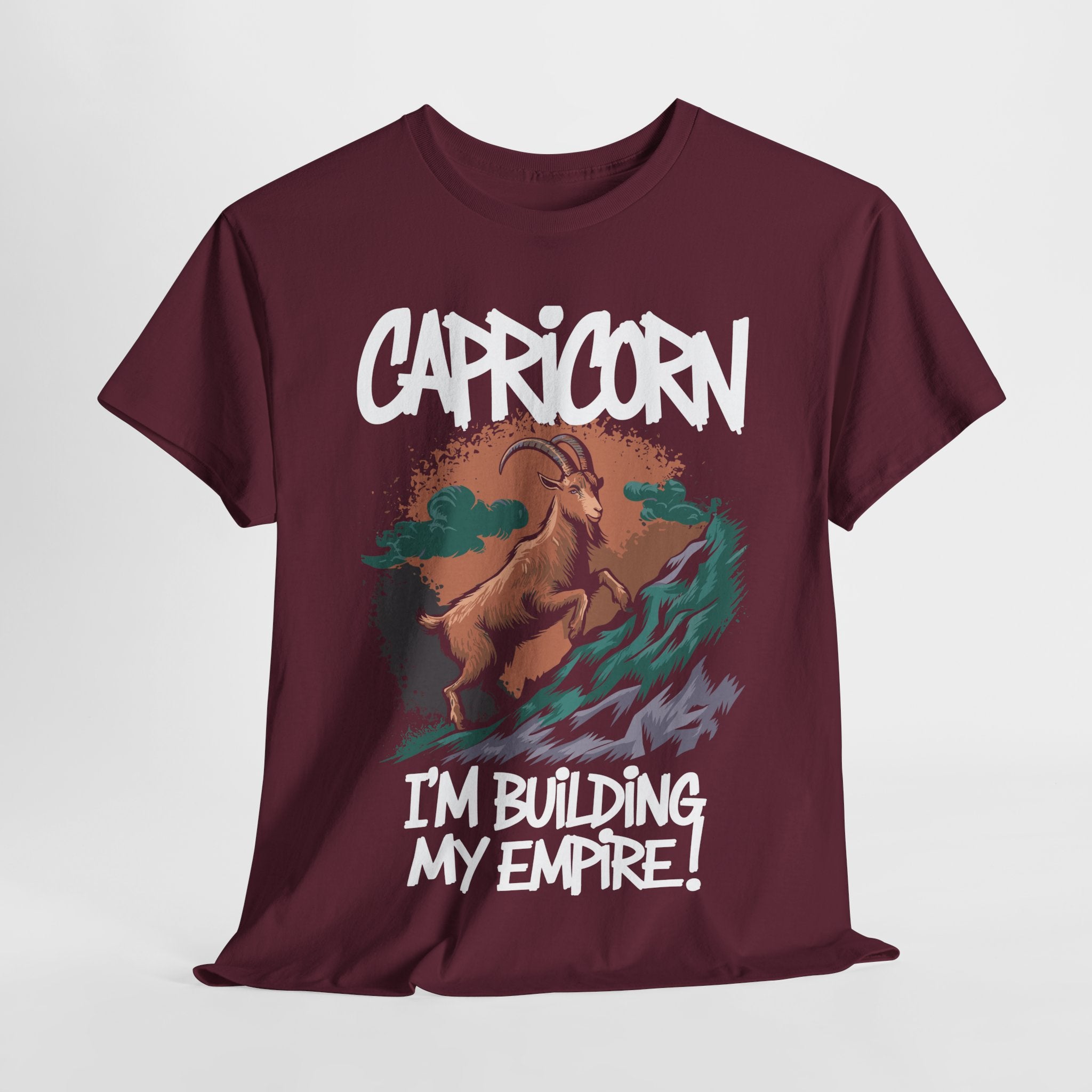 Capricorn Zodiac - I’m Building My Empire, Climb Like a Boss - Unisex T-Shirt