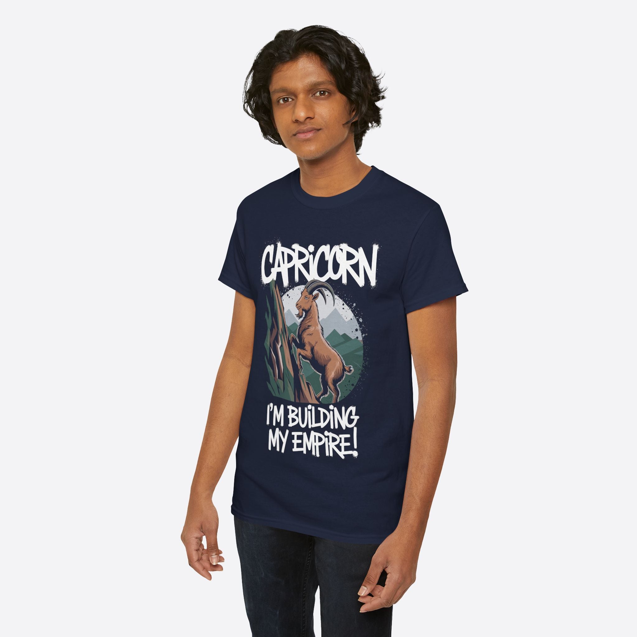 Capricorn Zodiac - I’m Building My Empire, Climbing Future - Unisex T-Shirt