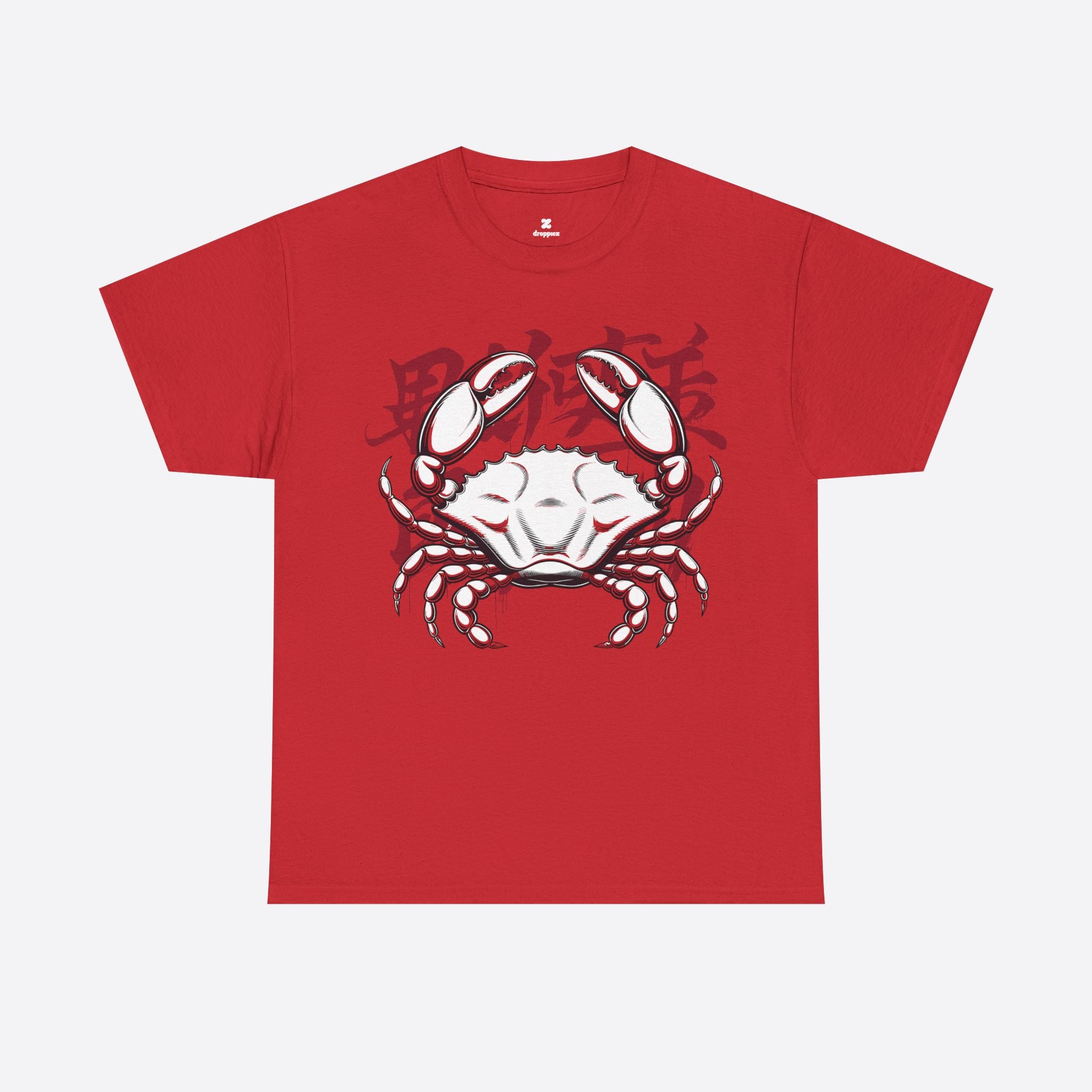 Cancer Zodiac – Dark Urban Shell Tee with Kanji – Unisex T-Shirt