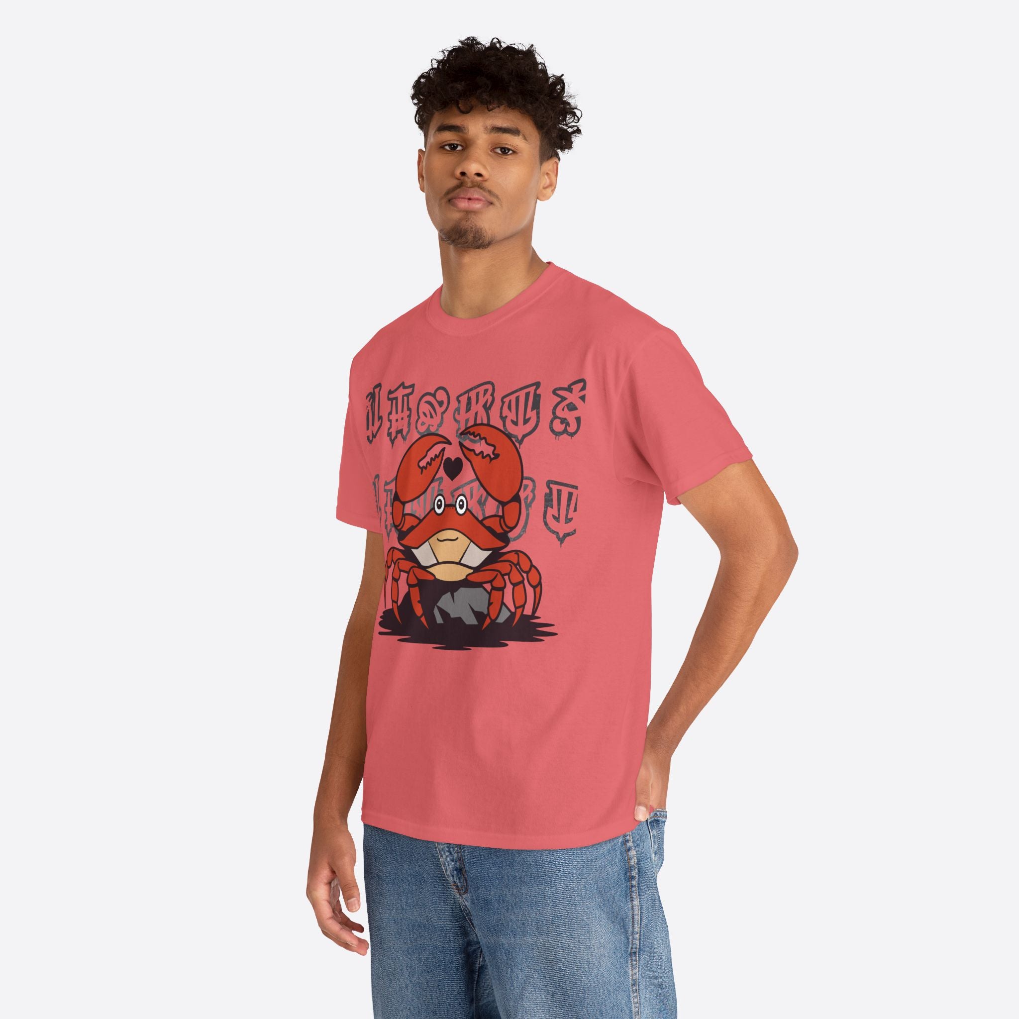 Cancer Zodiac - Cute Crab Heart Graphic Tee - Unisex T-Shirt