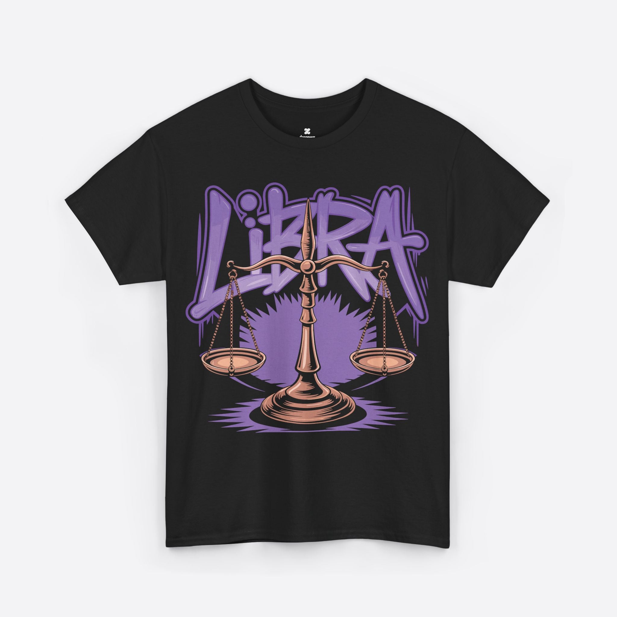 Libra Zodiac – Street Justice Balance Graphic Tee – Unisex T-Shirt