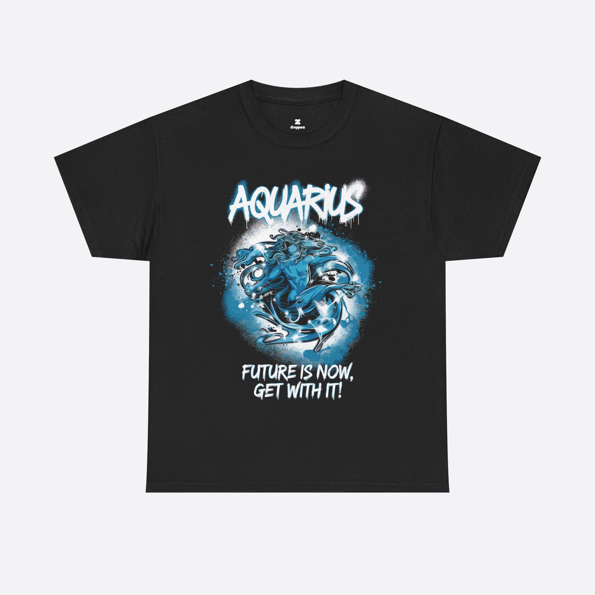 Aquarius Zodiac - Rebel Energy, Future Is Now, Get With It - Unisex T-Shirt