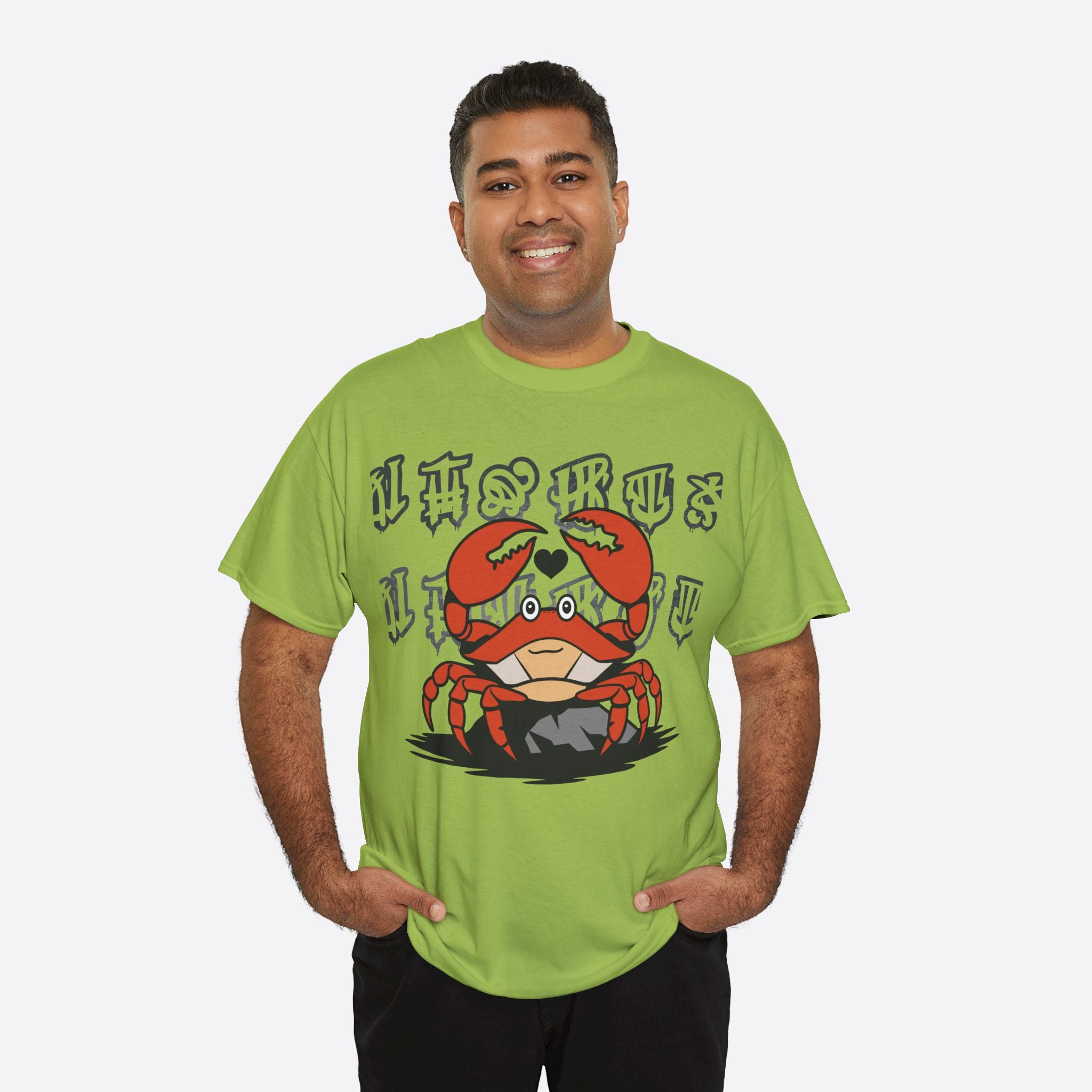 Cancer Zodiac - Cute Crab Heart Graphic Tee - Unisex T-Shirt