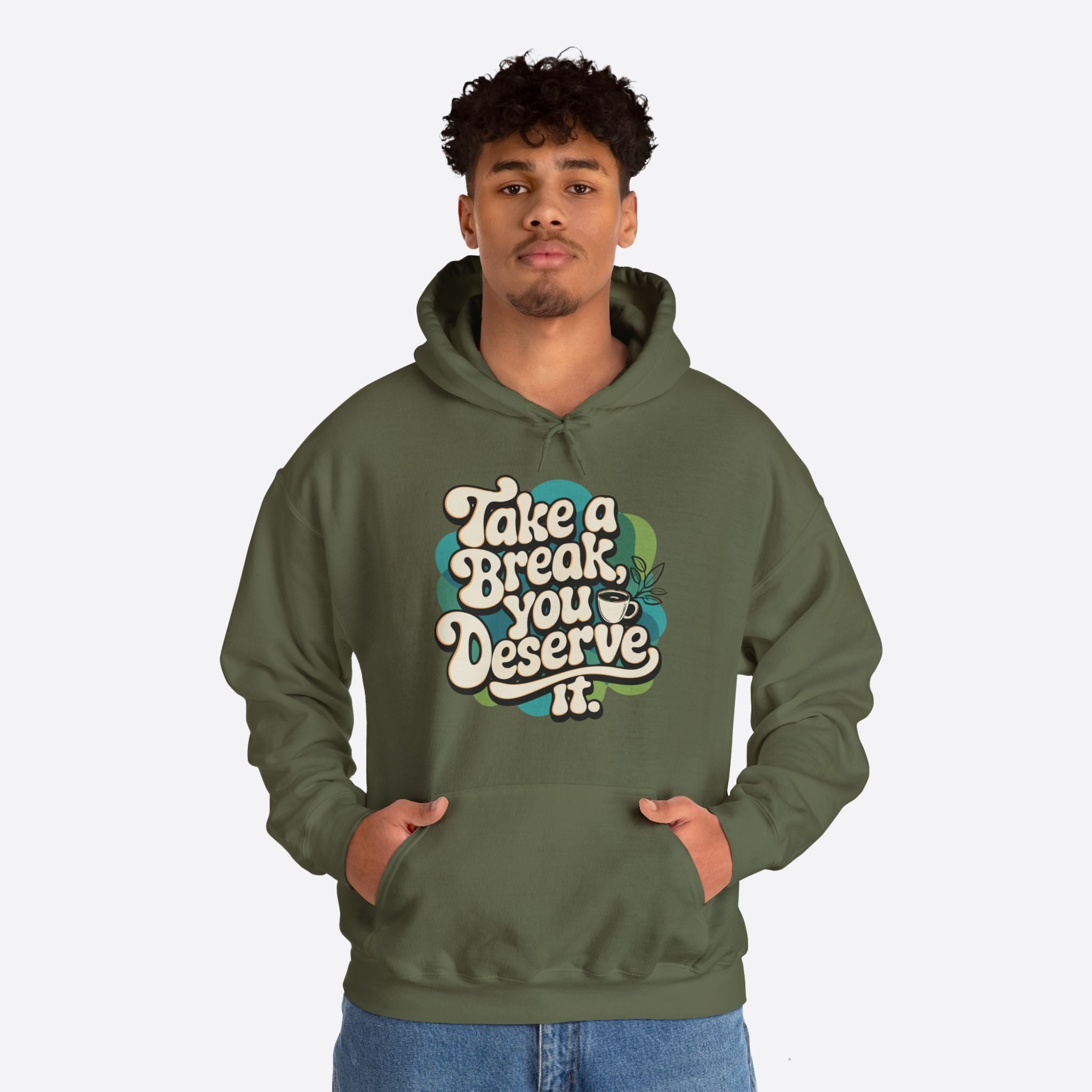 Men's Distinct Coffee Break Hoodie – Unique Style