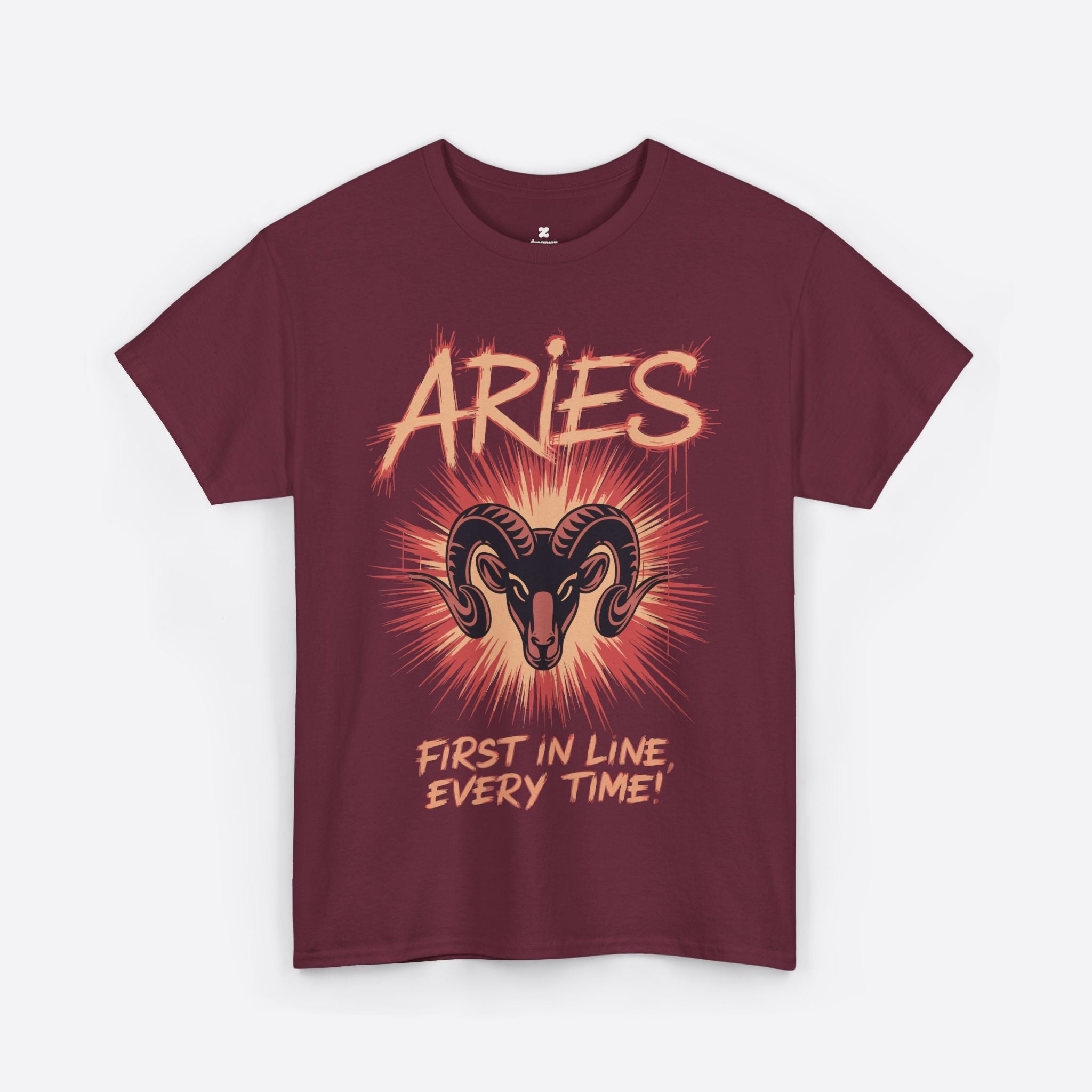 Aries Zodiac - First in Line, Every Time - Unisex T-Shirt