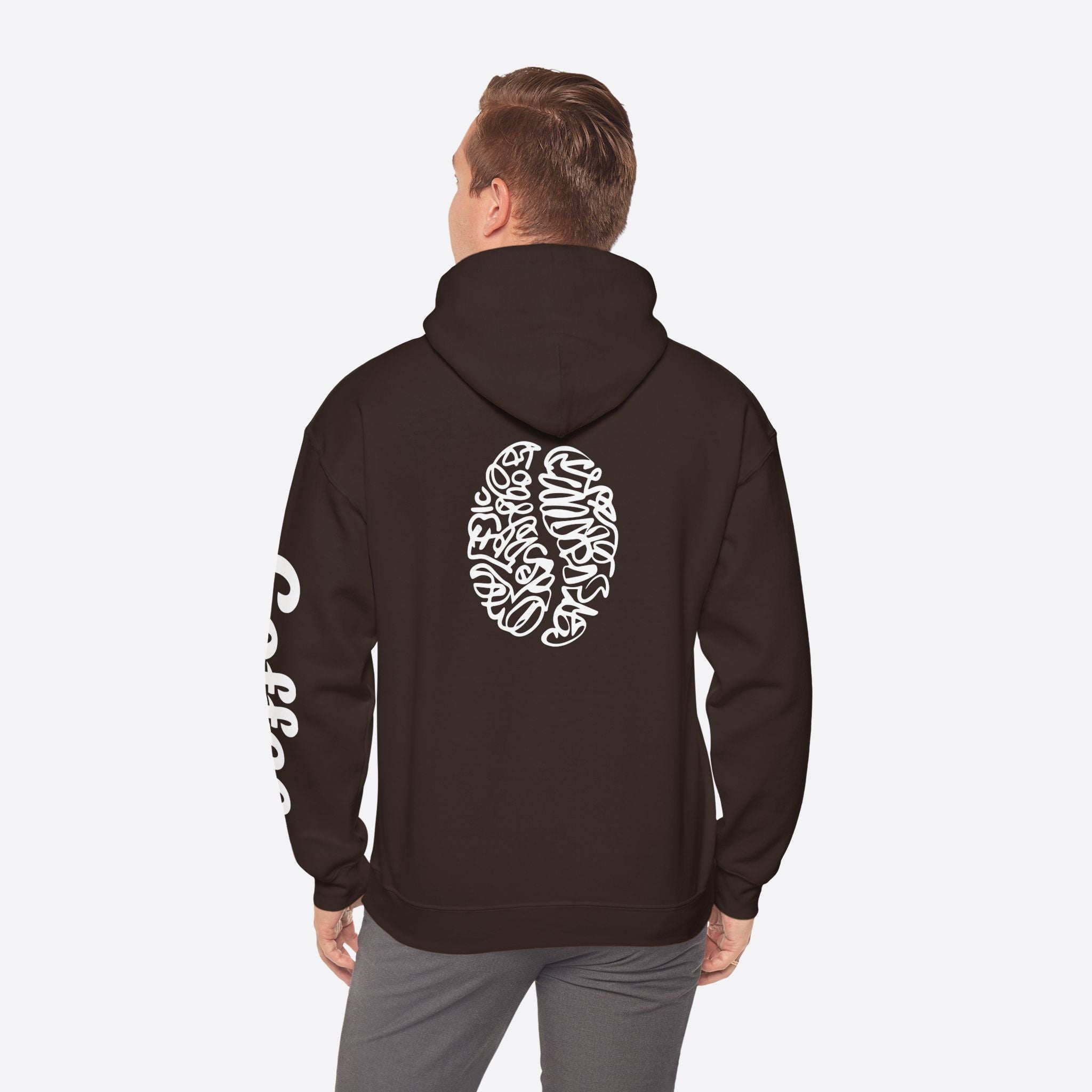 Men's Coffee Purity Hoodie – Classic Design