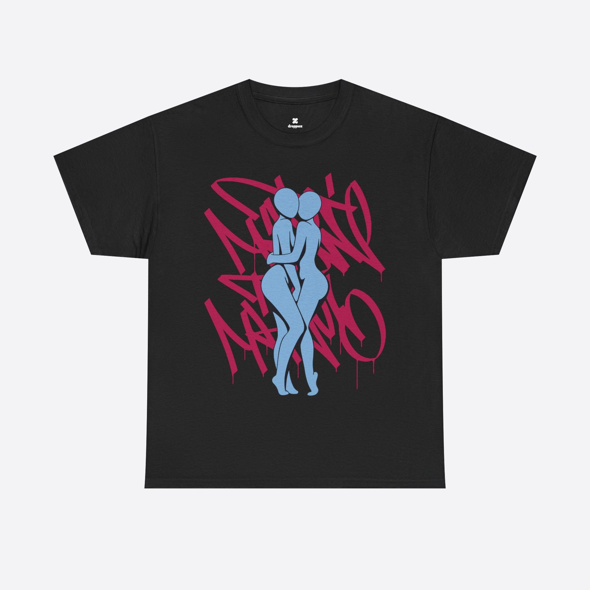 Gemini Zodiac – Twin Embrace Graffiti Tee – Unisex T-Shirt