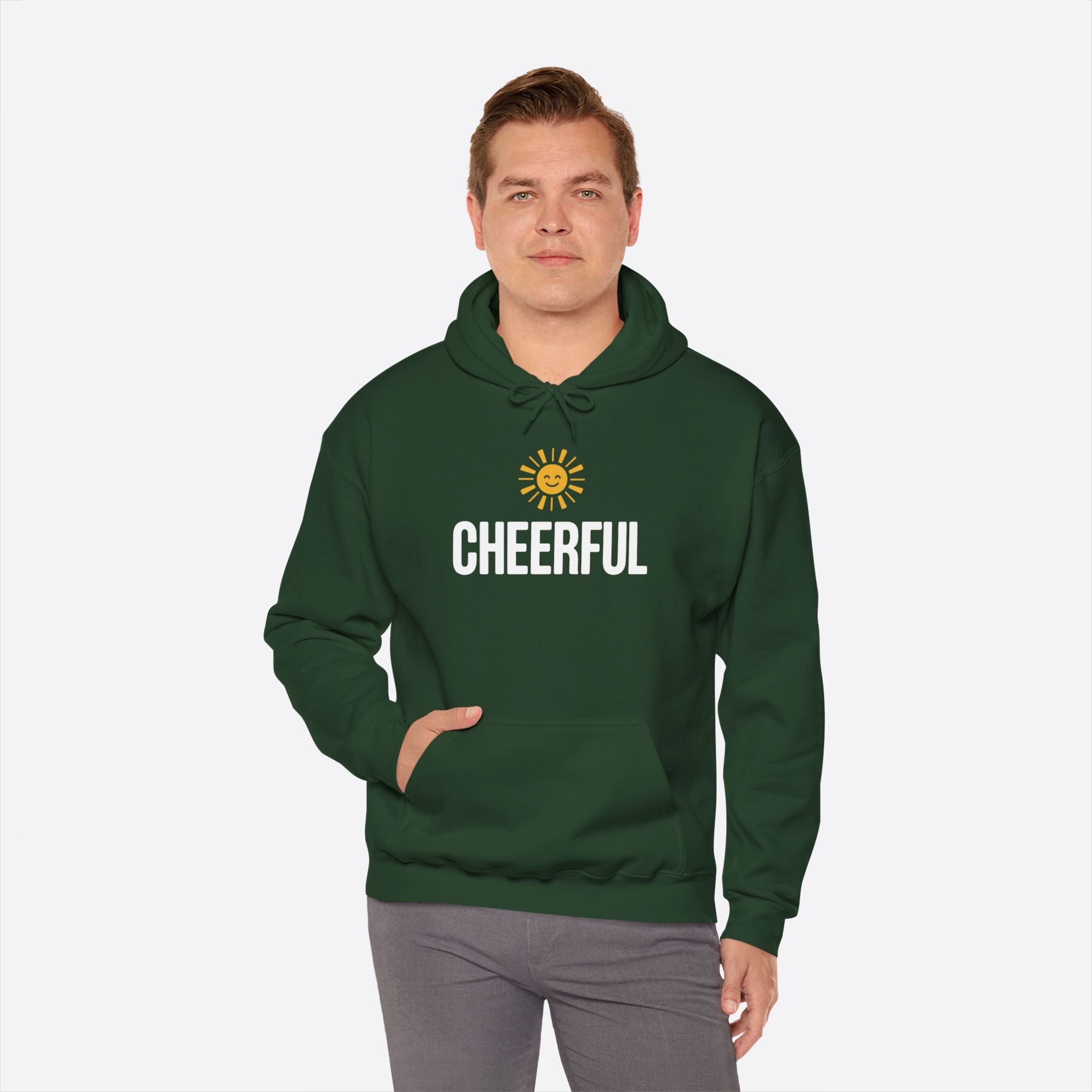 Women's Cheerful Serene Hoodie – Casual and Cozy