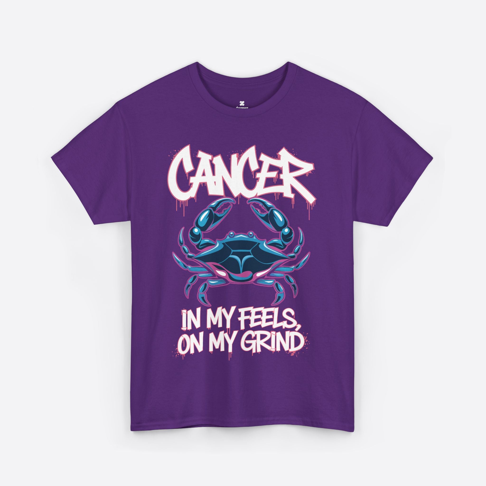 Cancer Zodiac - In My Feels, On My Grind - Unisex T-Shirt