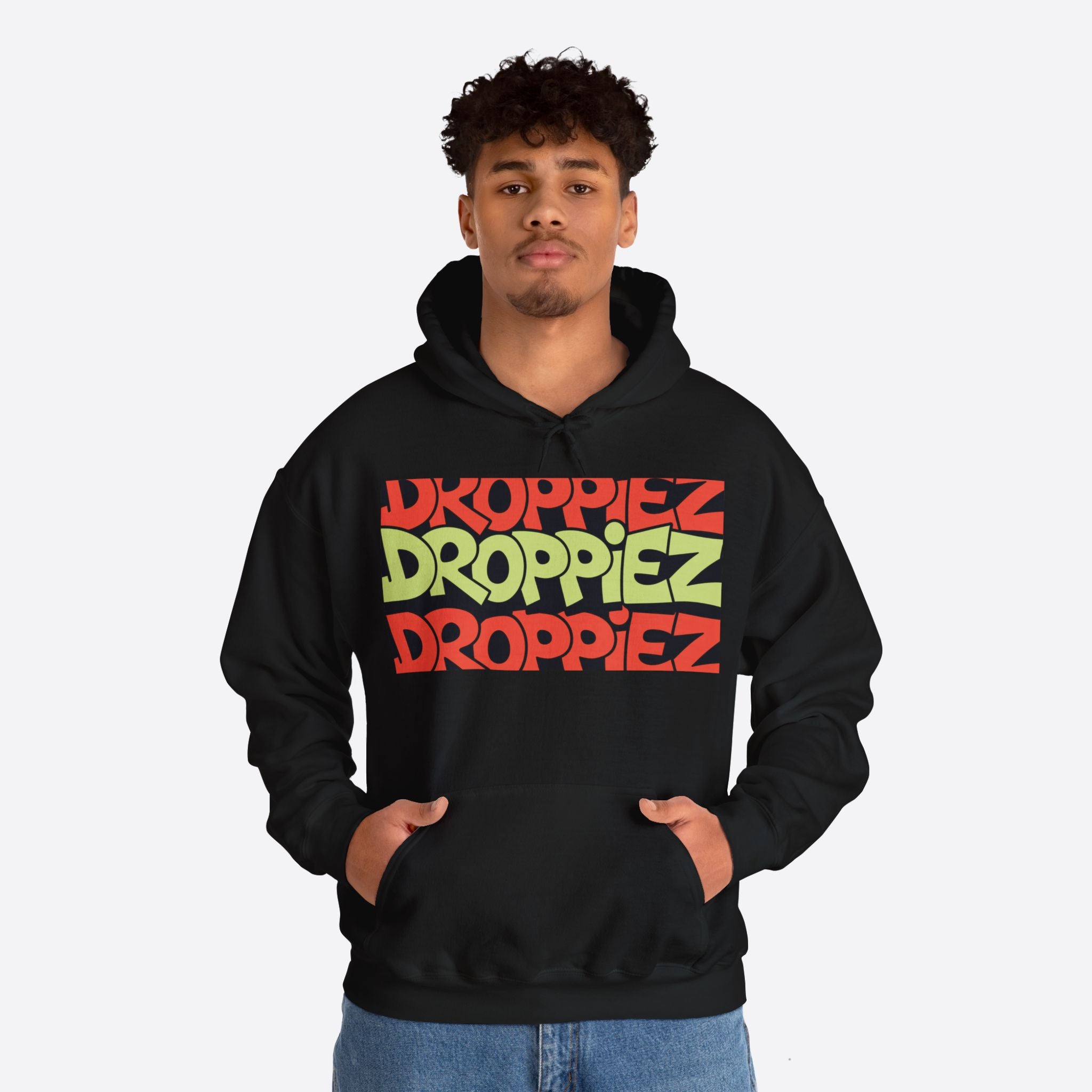 Unisex Dripdrop Hoodie with Bold Graphics – Statement Look