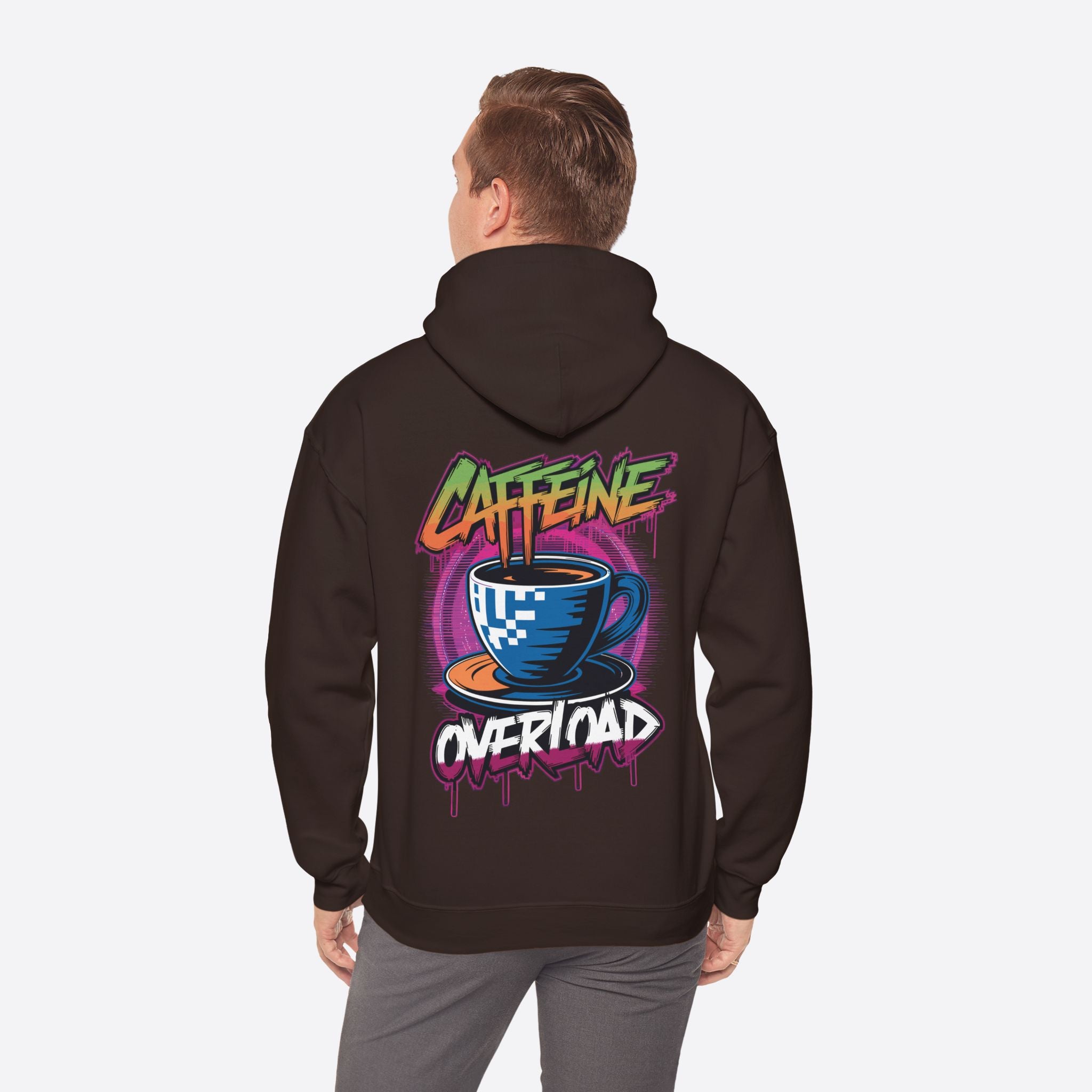 Dark Roast Glitch Hoodie – Strong and Intense