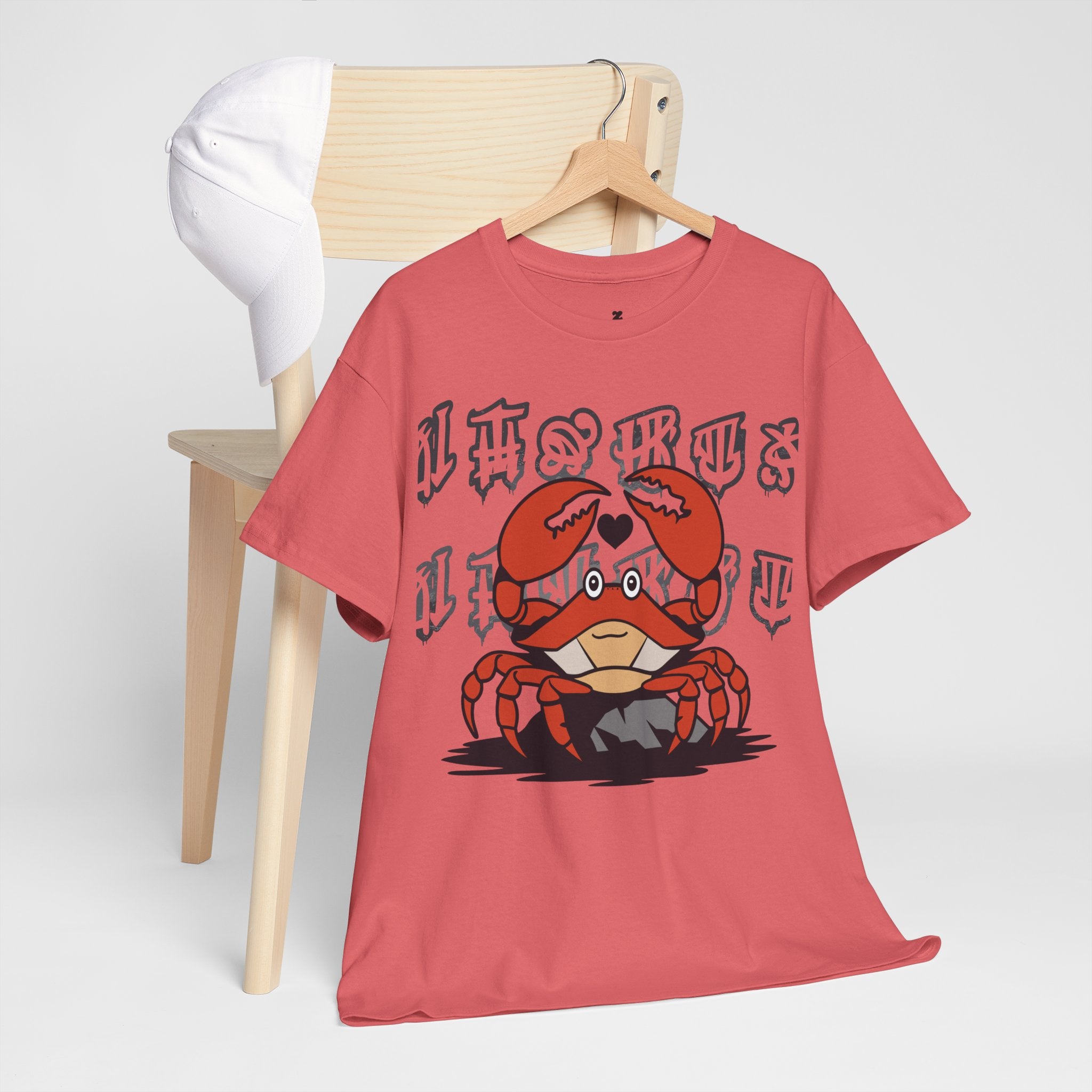 Cancer Zodiac - Cute Crab Heart Graphic Tee - Unisex T-Shirt
