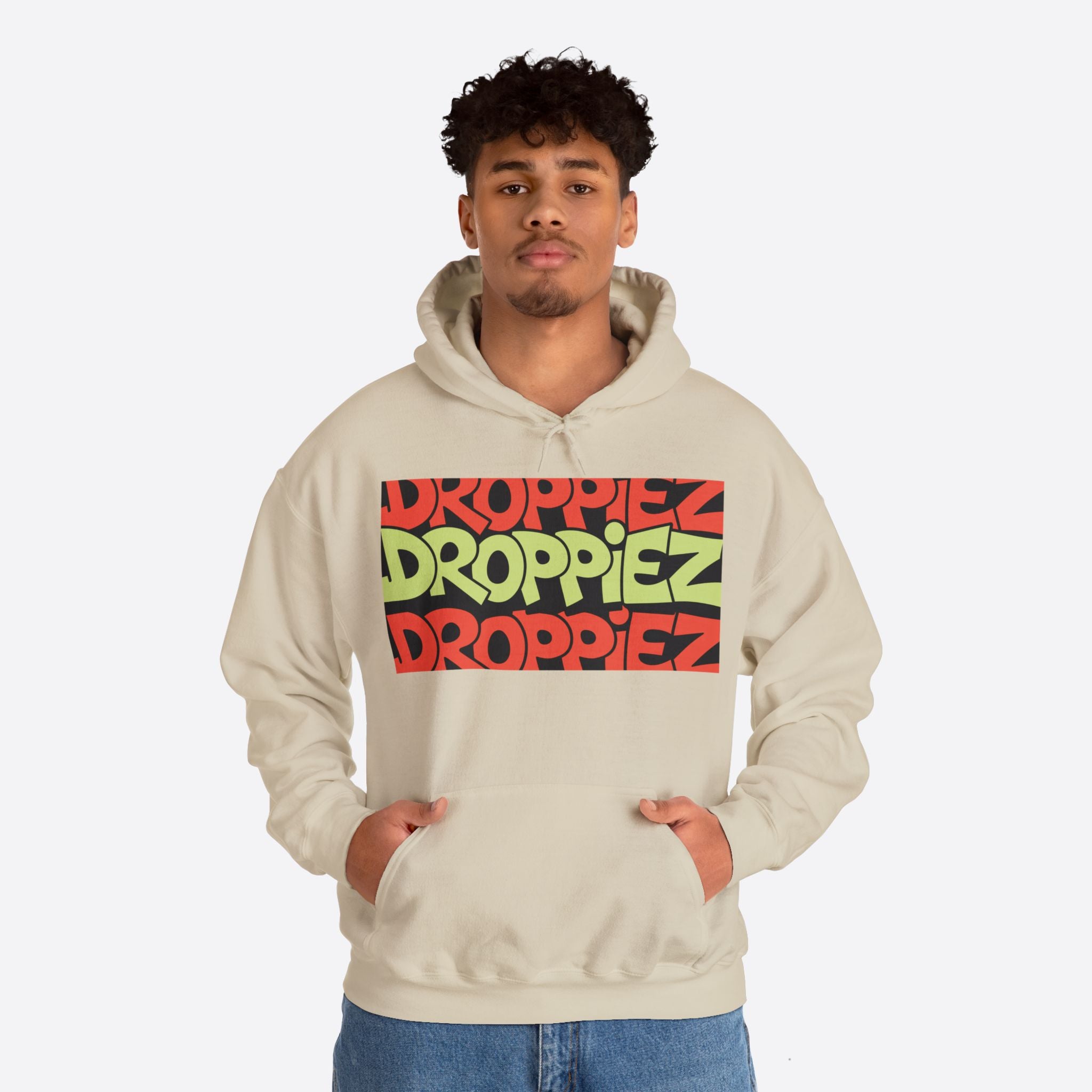 Unisex Dripdrop Hoodie with Bold Graphics – Statement Look