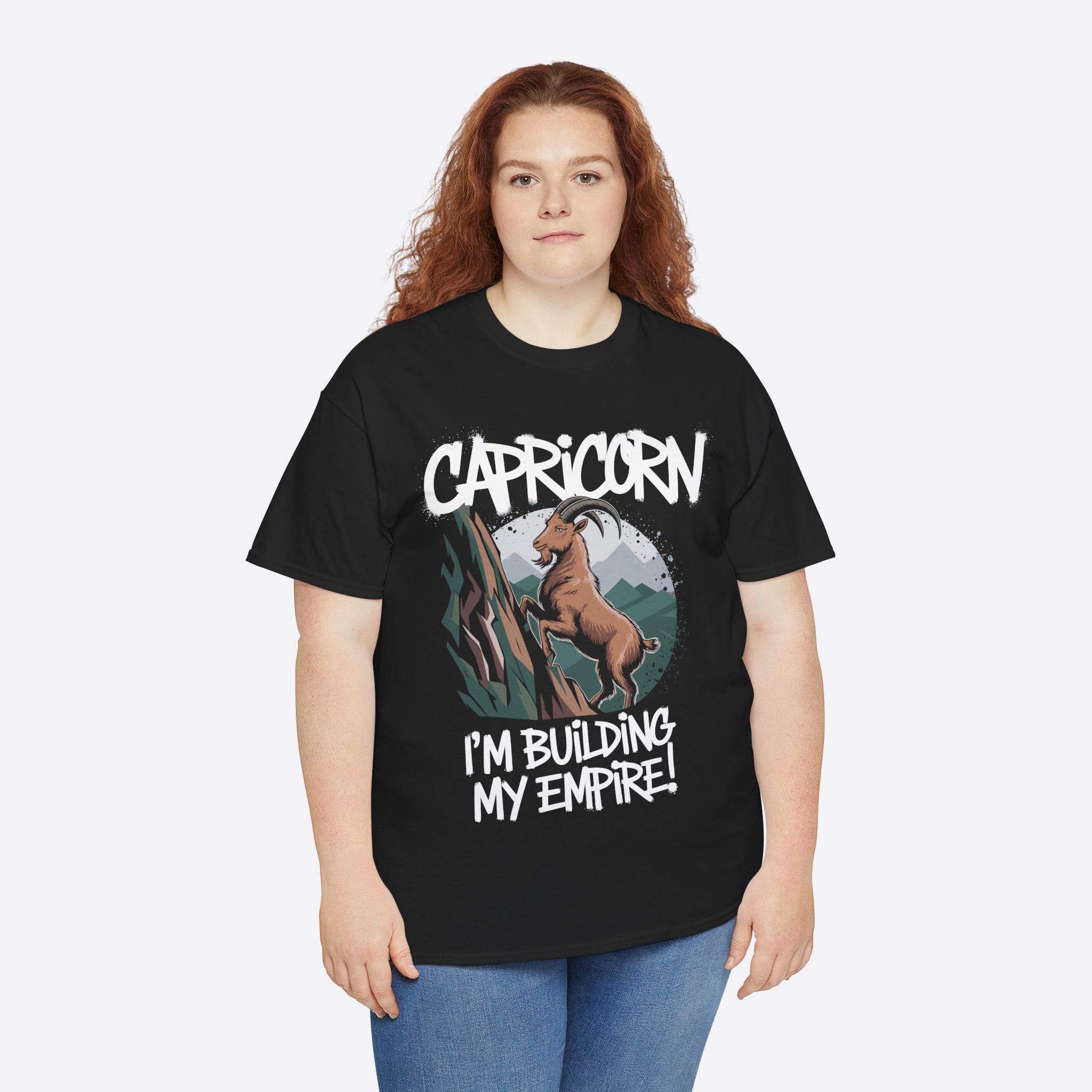 Capricorn Zodiac - I’m Building My Empire, Climbing Future - Unisex T-Shirt