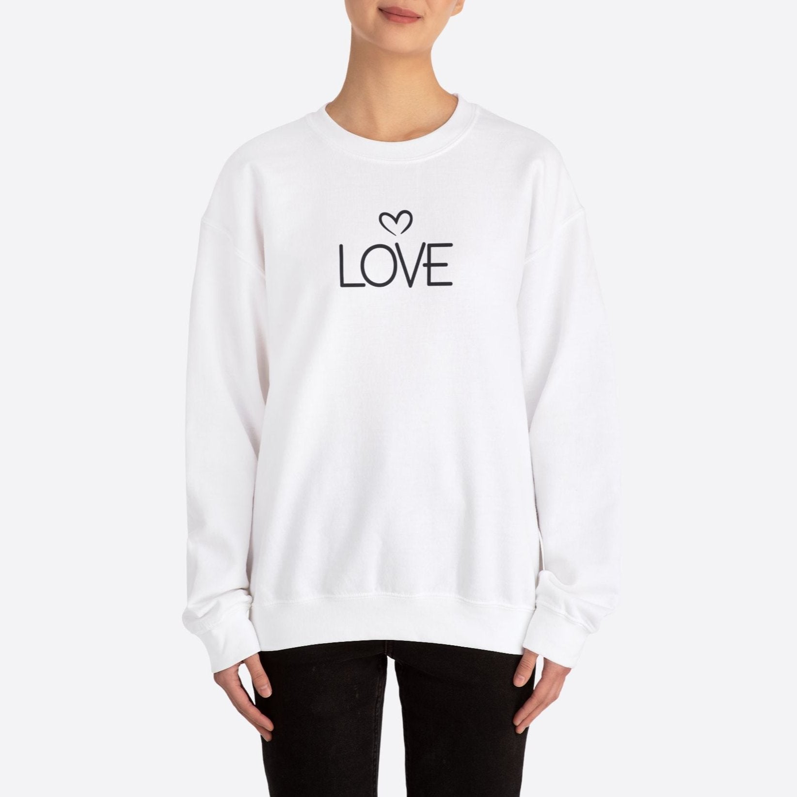 Hearts and Hugs Women's Sweatshirt – Cozy Comfort