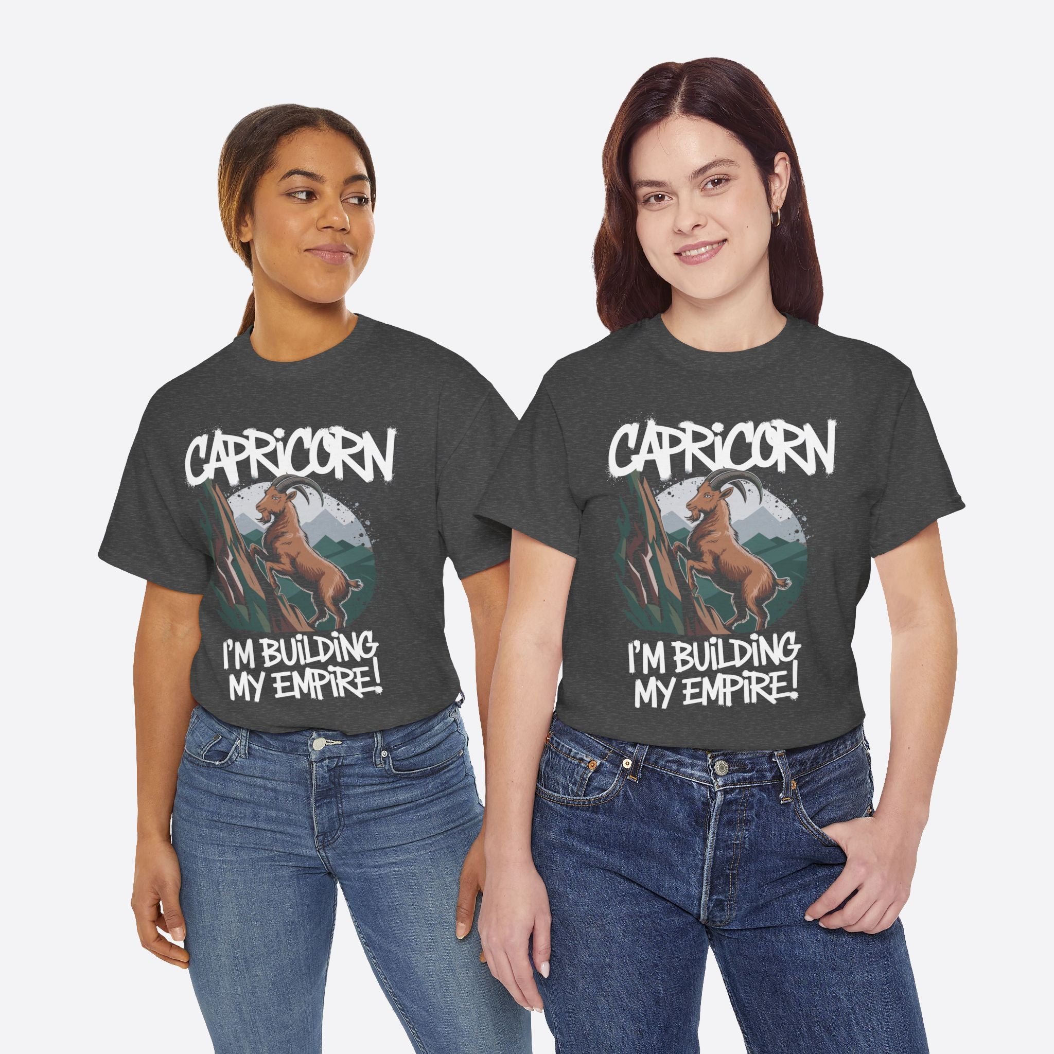Capricorn Zodiac - I’m Building My Empire, Climbing Future - Unisex T-Shirt