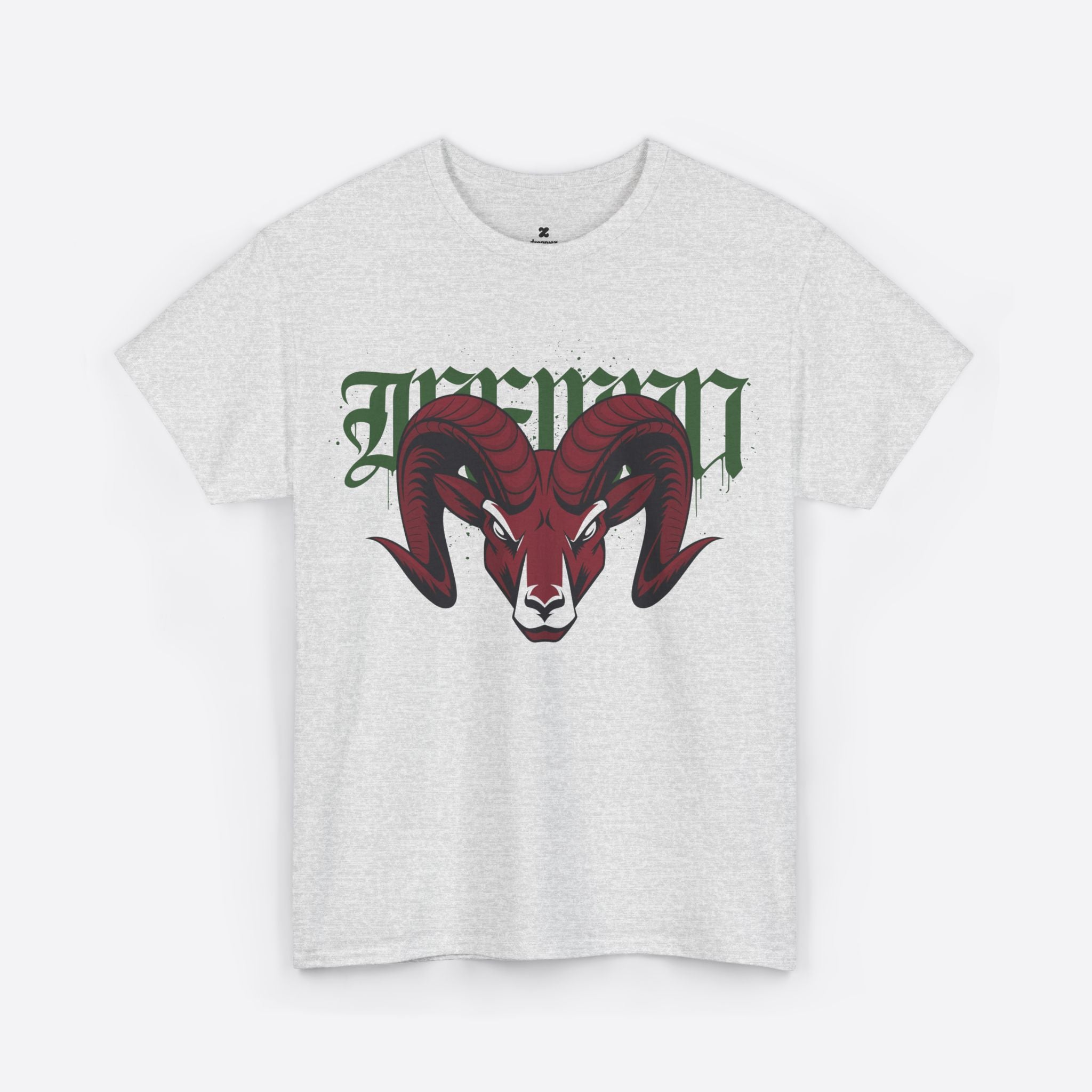Aries Zodiac – Bold Horned Ram Urban Art Tee – Unisex T-Shirt