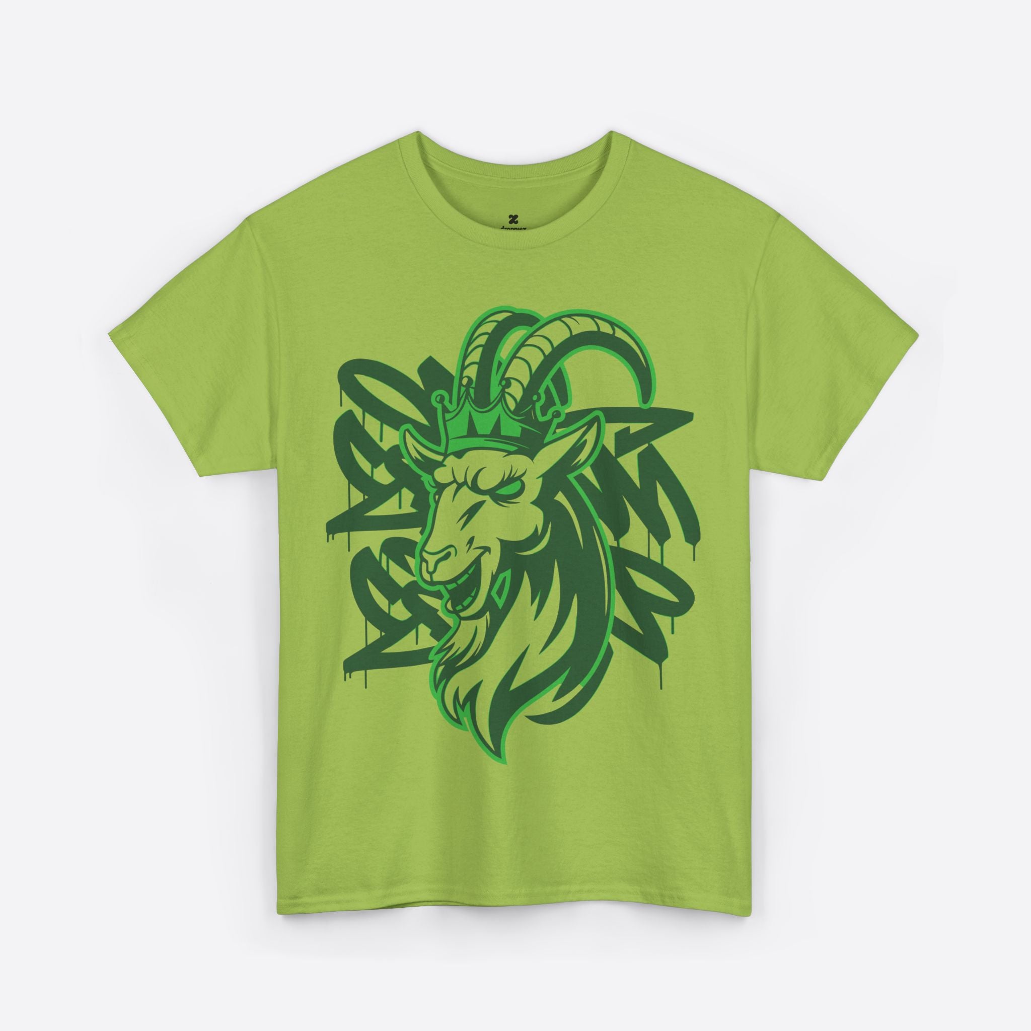 Capricorn Zodiac - Neon Goat Graffiti Graphic Tee - Unisex T-Shirt
