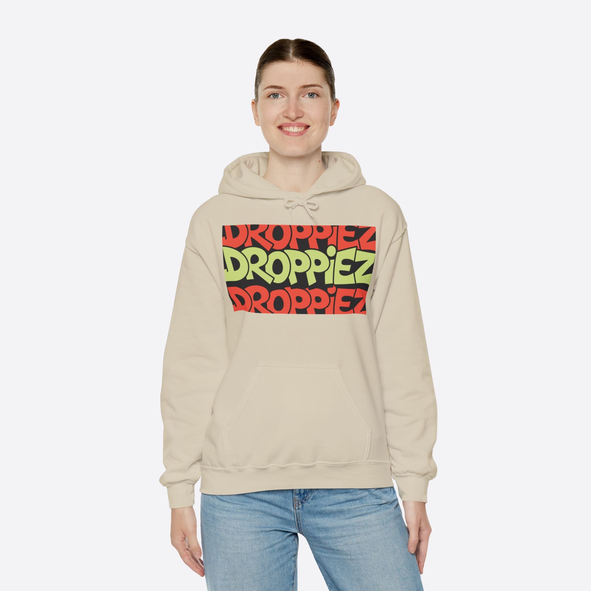 Unisex Dripdrop Hoodie with Bold Graphics – Statement Look