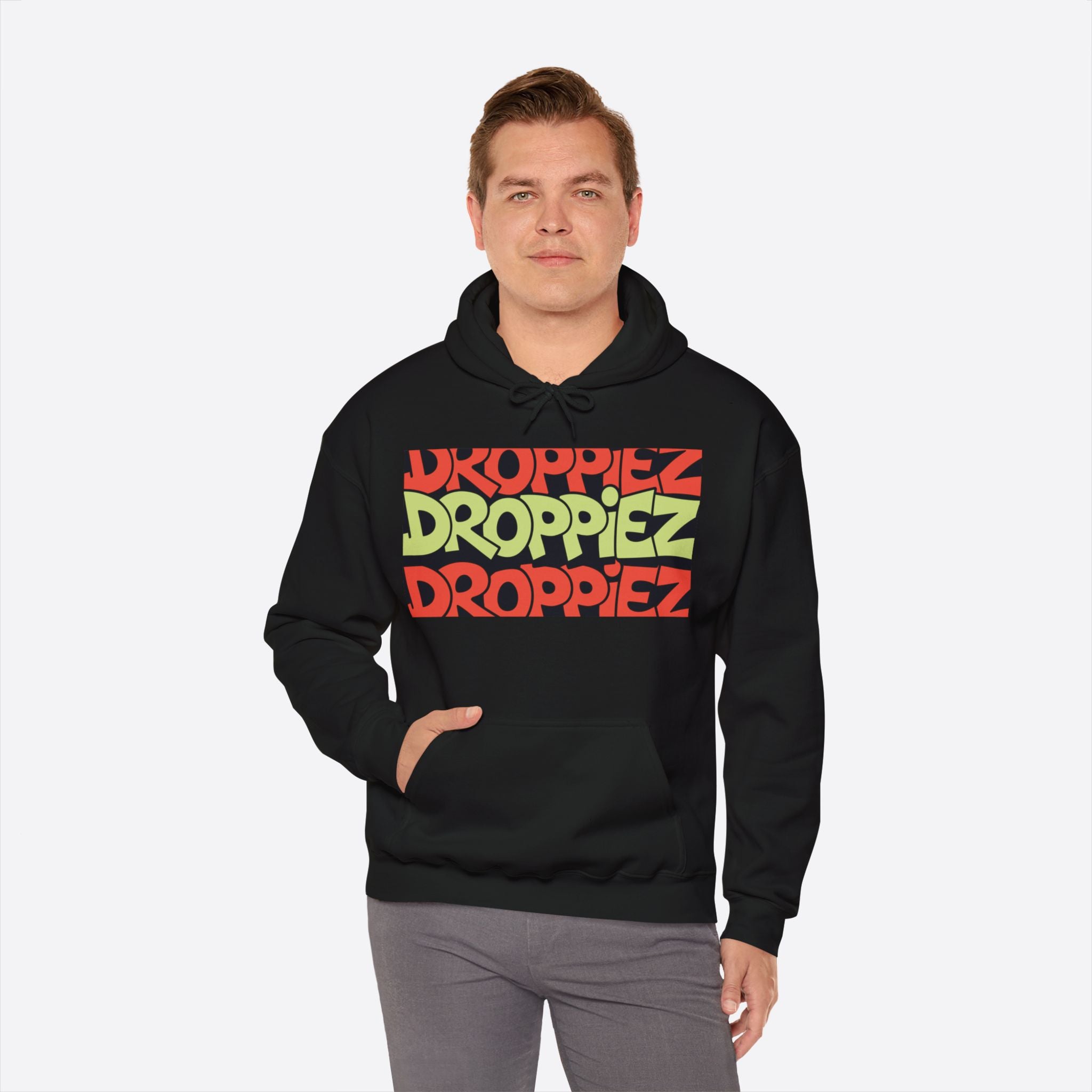 Unisex Dripdrop Hoodie with Bold Graphics – Statement Look