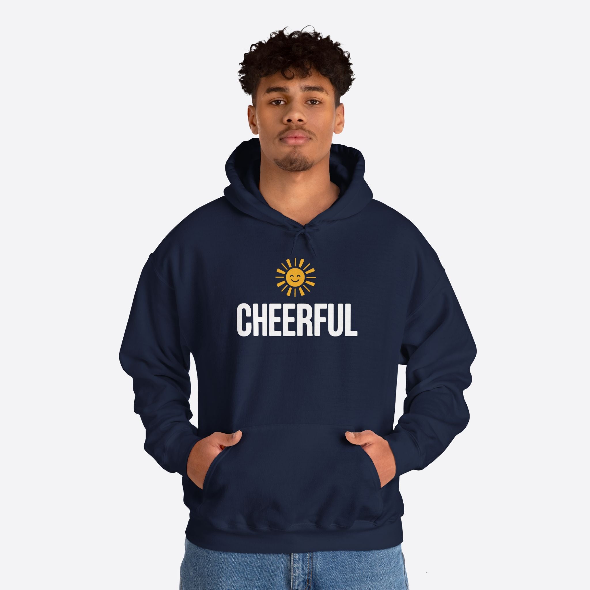 Women's Cheerful Serene Hoodie – Casual and Cozy