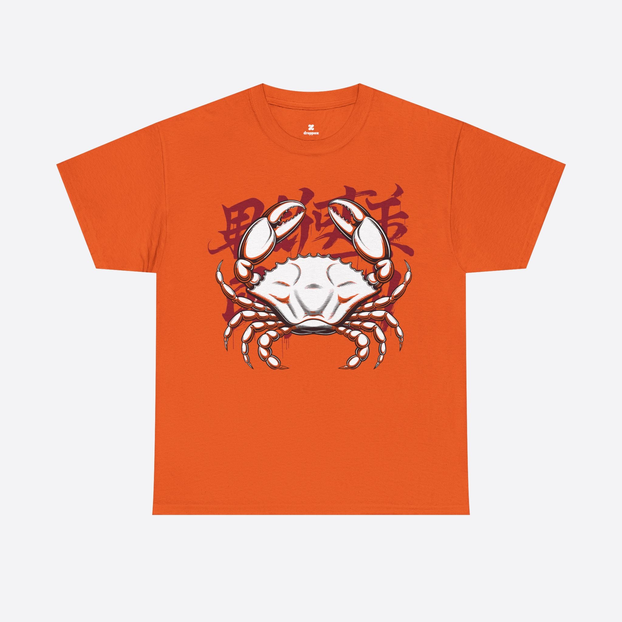 Cancer Zodiac – Dark Urban Shell Tee with Kanji – Unisex T-Shirt