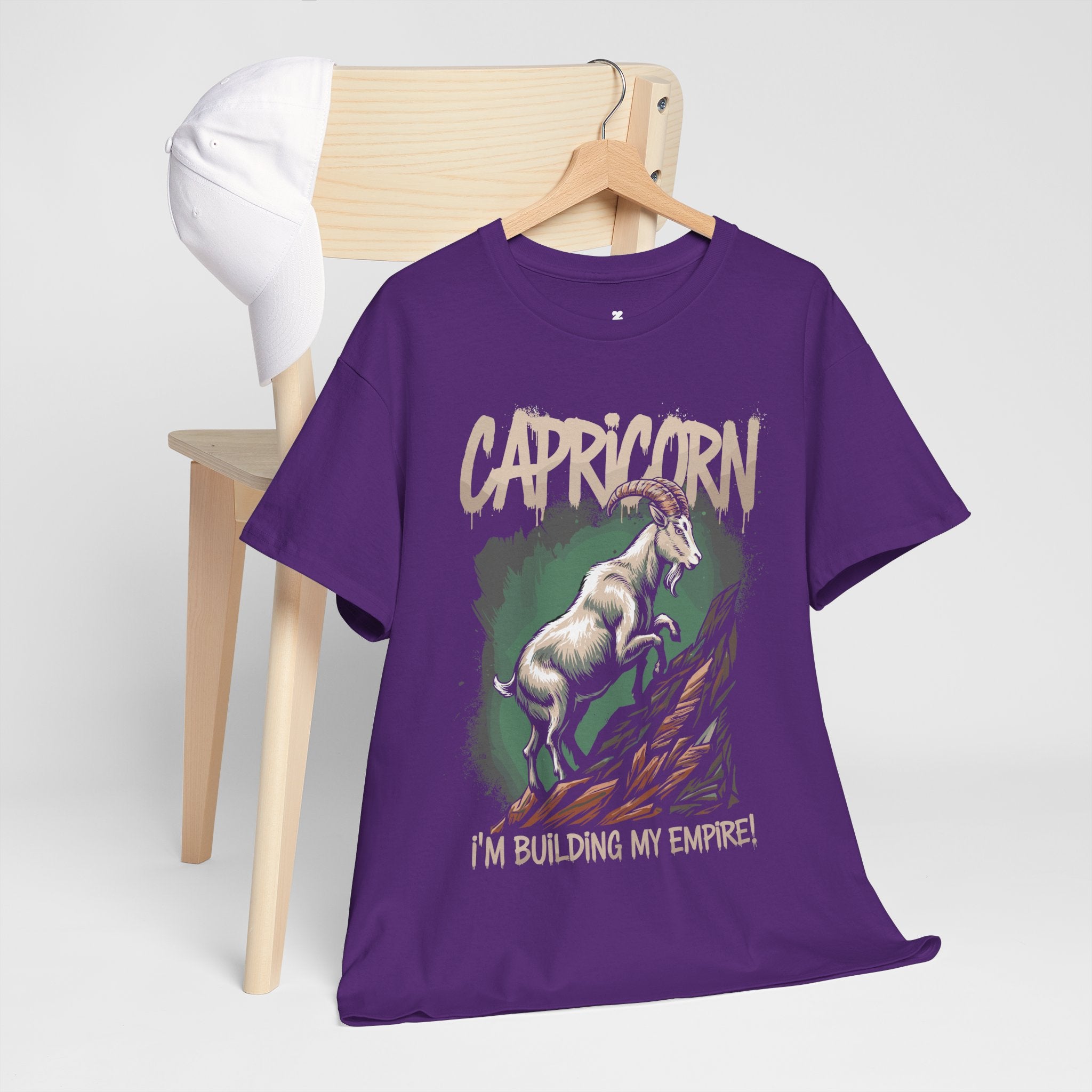 Capricorn Zodiac - I’m Building My Empire, Hustle to the Peak - Unisex T-Shirt