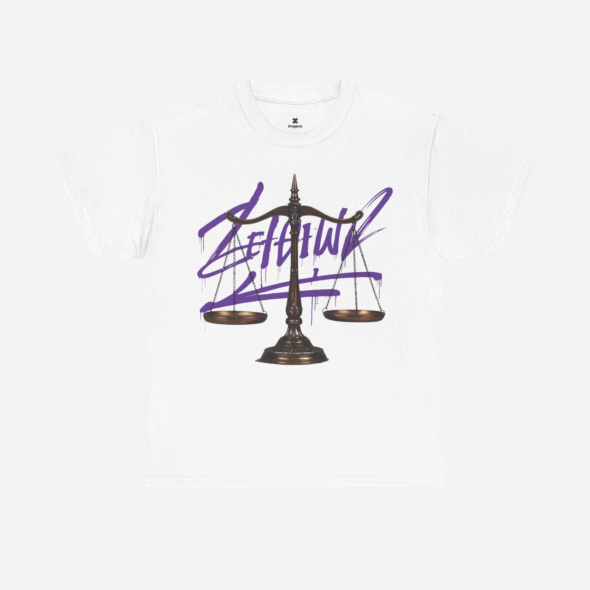 Libra Zodiac - Graffiti Scale Retro Aesthetic Tee - Unisex T-Shirt