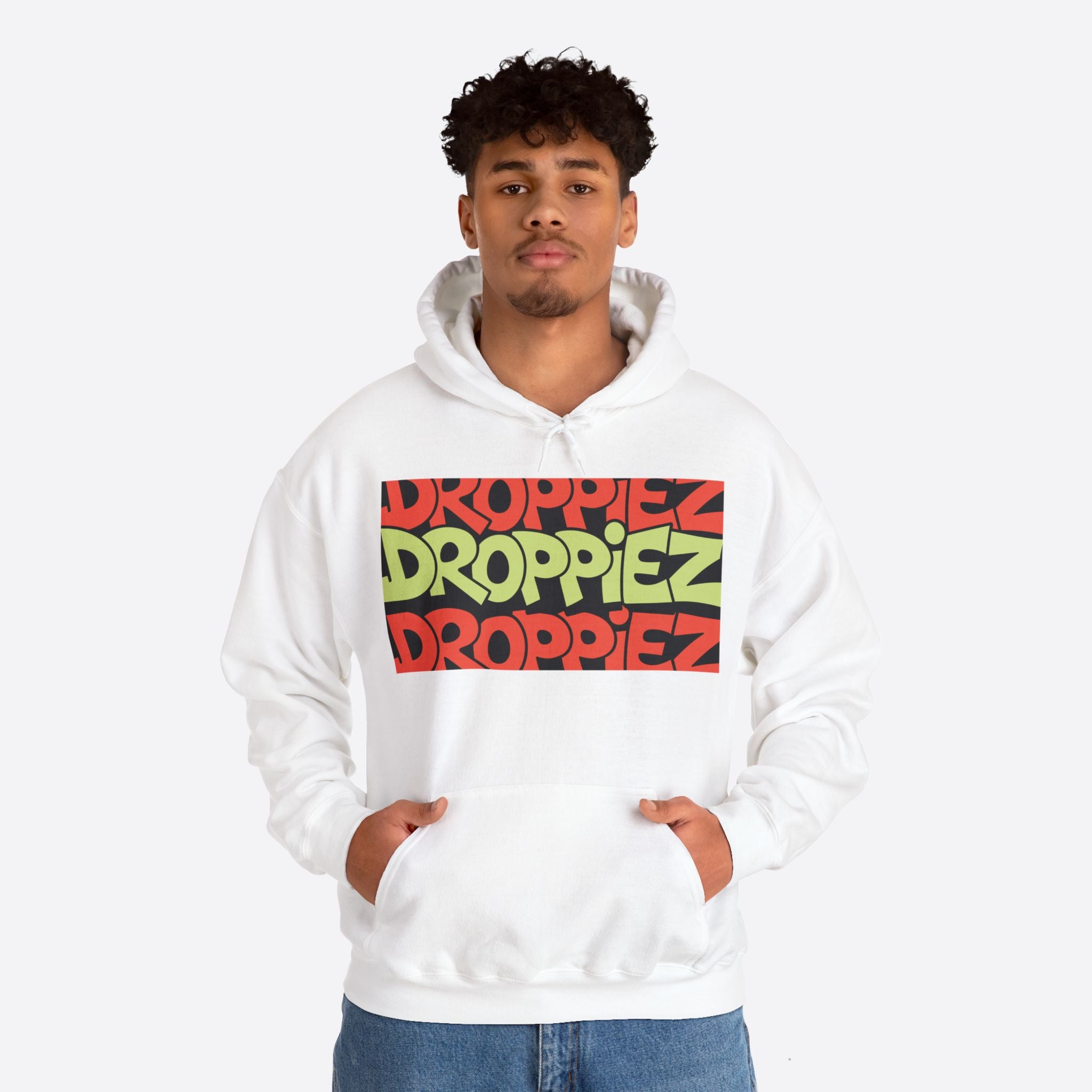 Unisex Dripdrop Hoodie with Bold Graphics – Statement Look