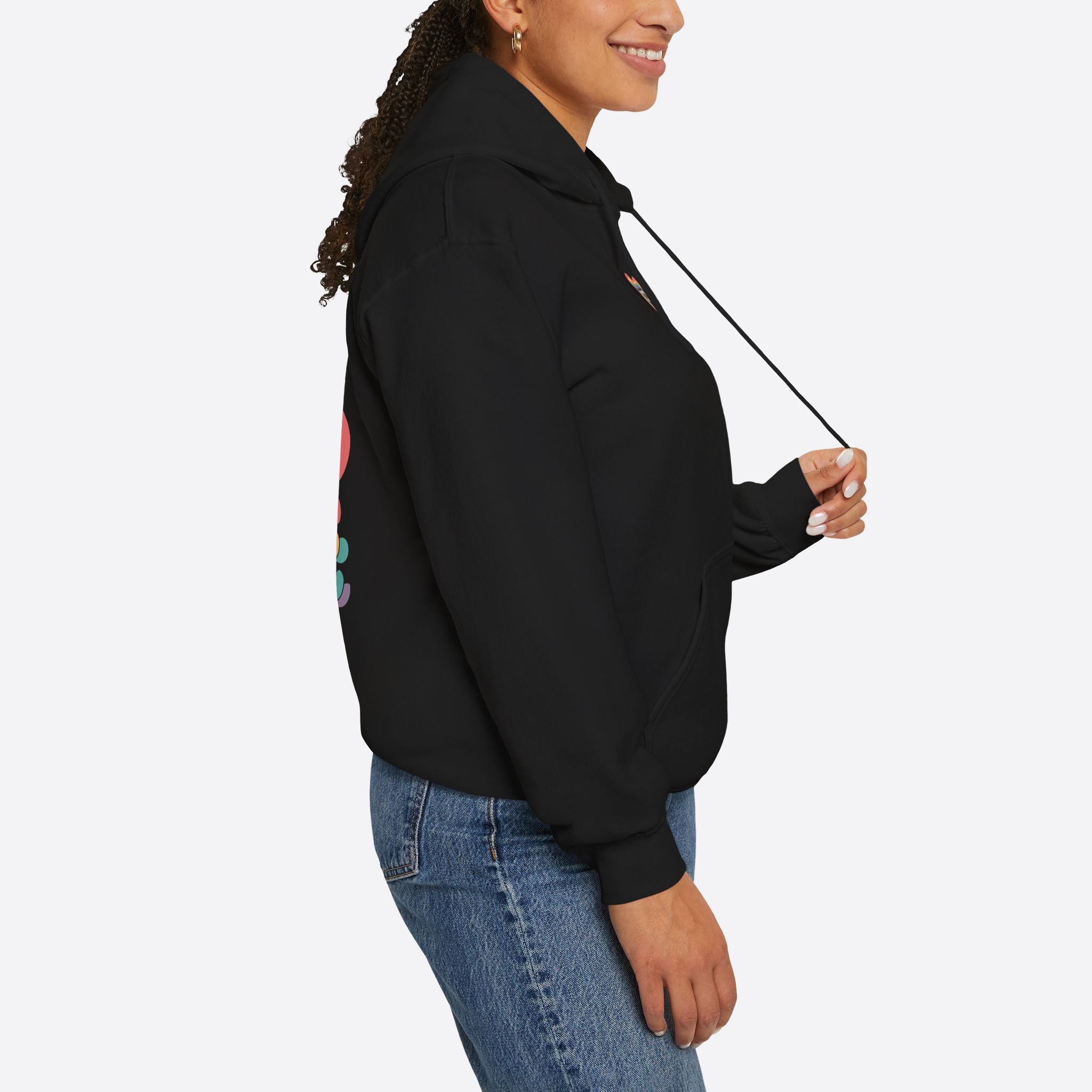 Women's Life Rainbow Hoodie – Soft and Stylish