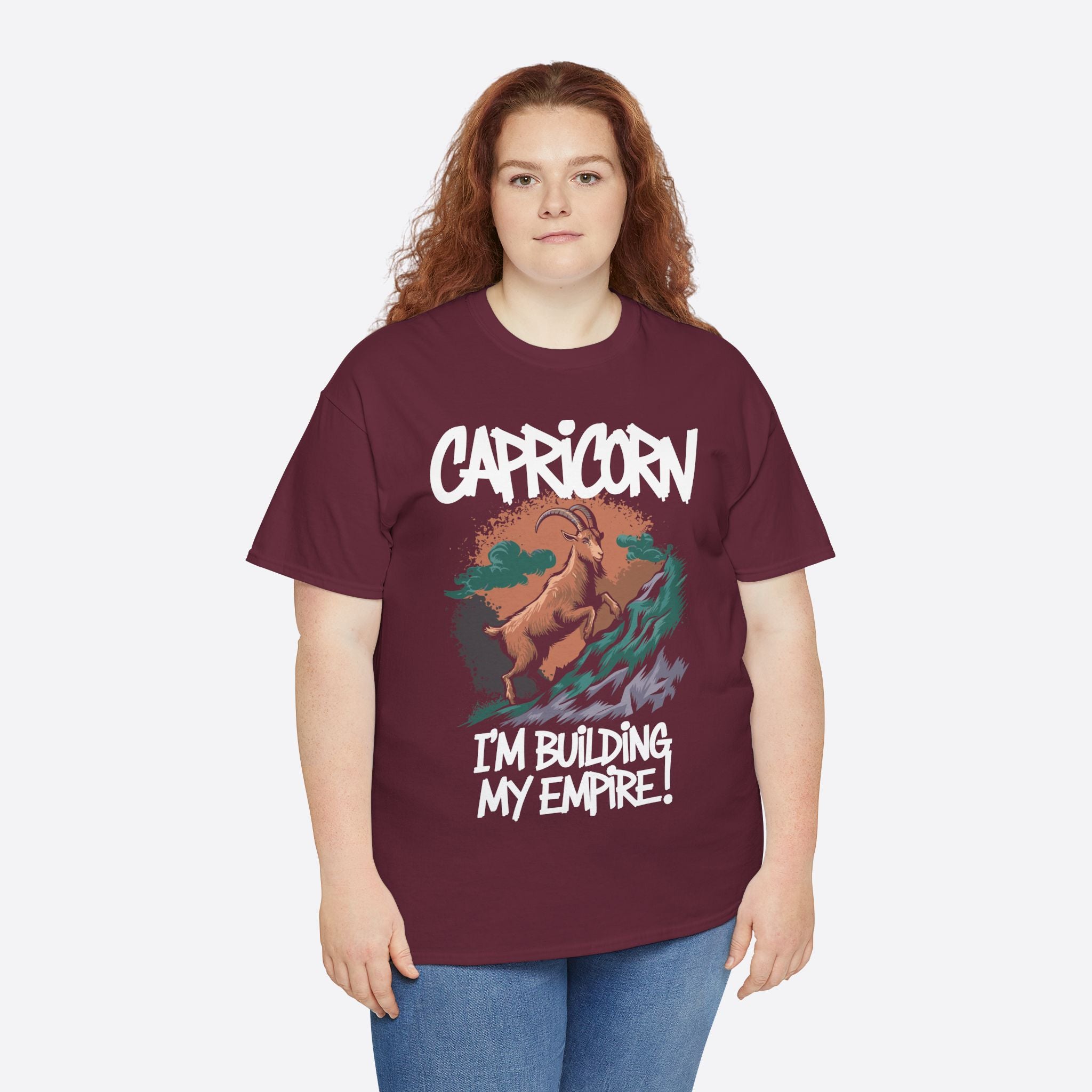 Capricorn Zodiac - I’m Building My Empire, Climb Like a Boss - Unisex T-Shirt