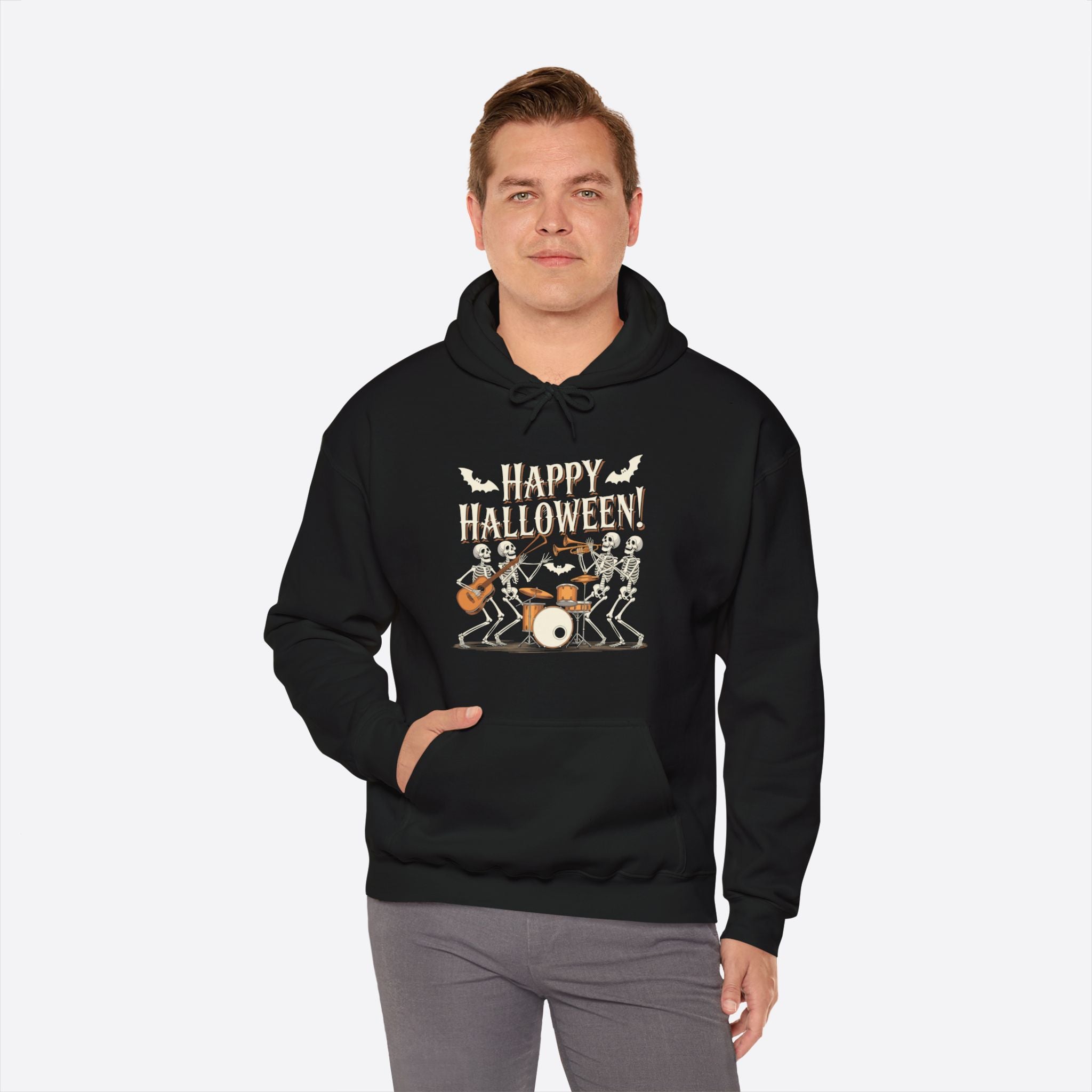 Unisex Skeleton Dance Hoodie – Move to the Spooky Beat