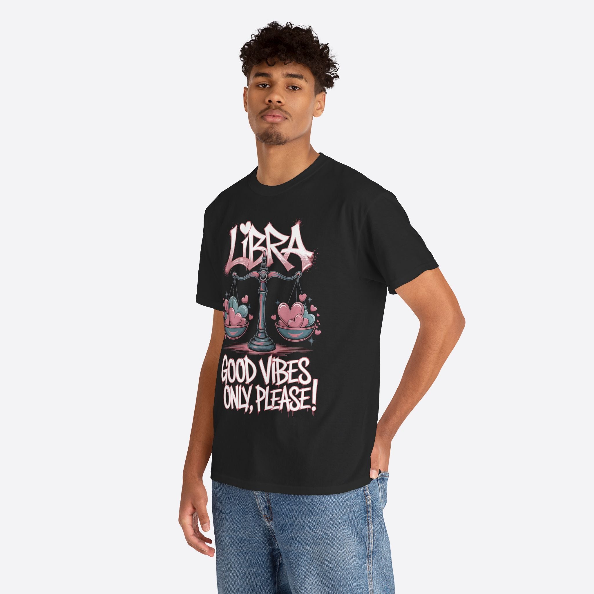 Libra Zodiac - Peaceful Life, Good Vibes Only Please - Unisex T-Shirt