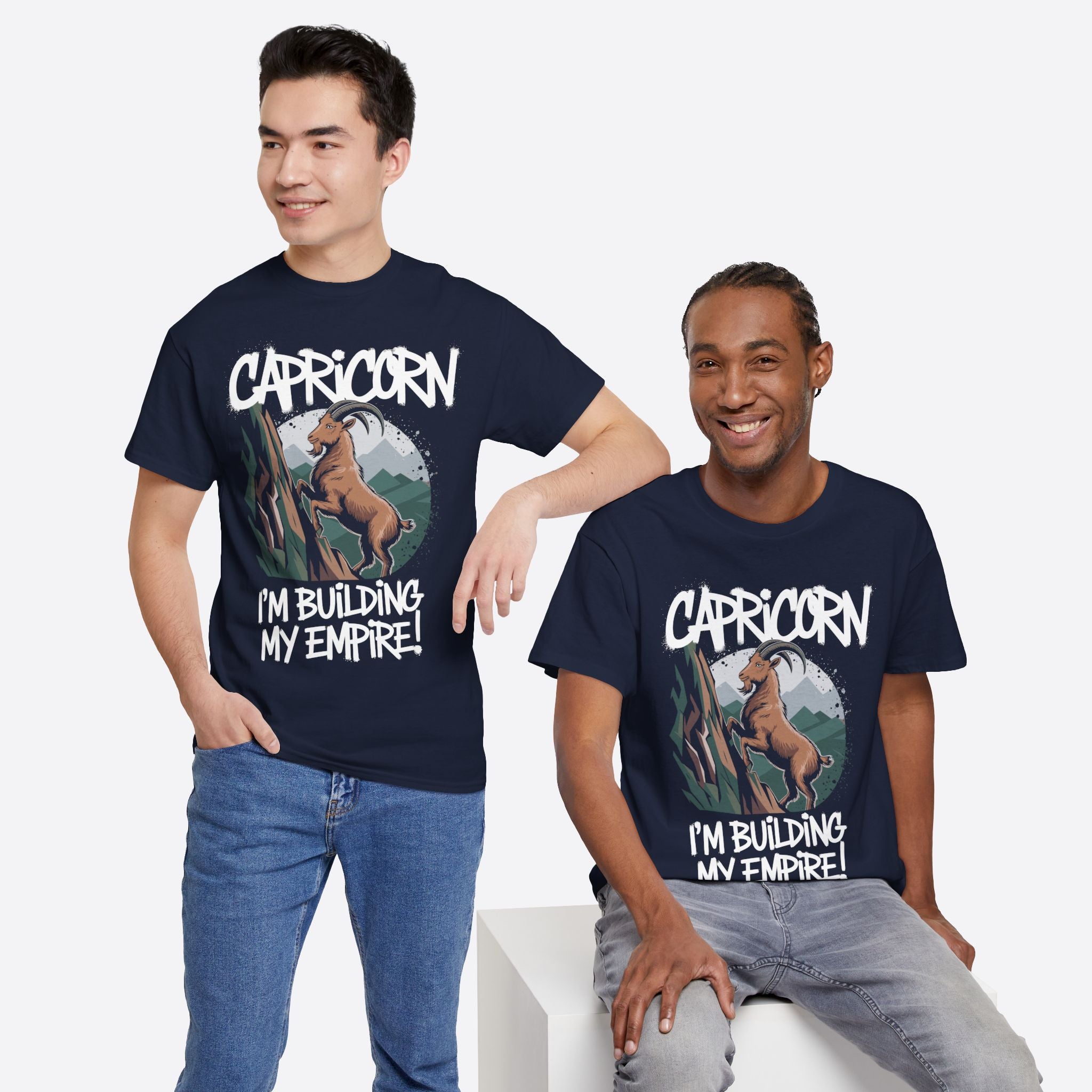 Capricorn Zodiac - I’m Building My Empire, Climbing Future - Unisex T-Shirt