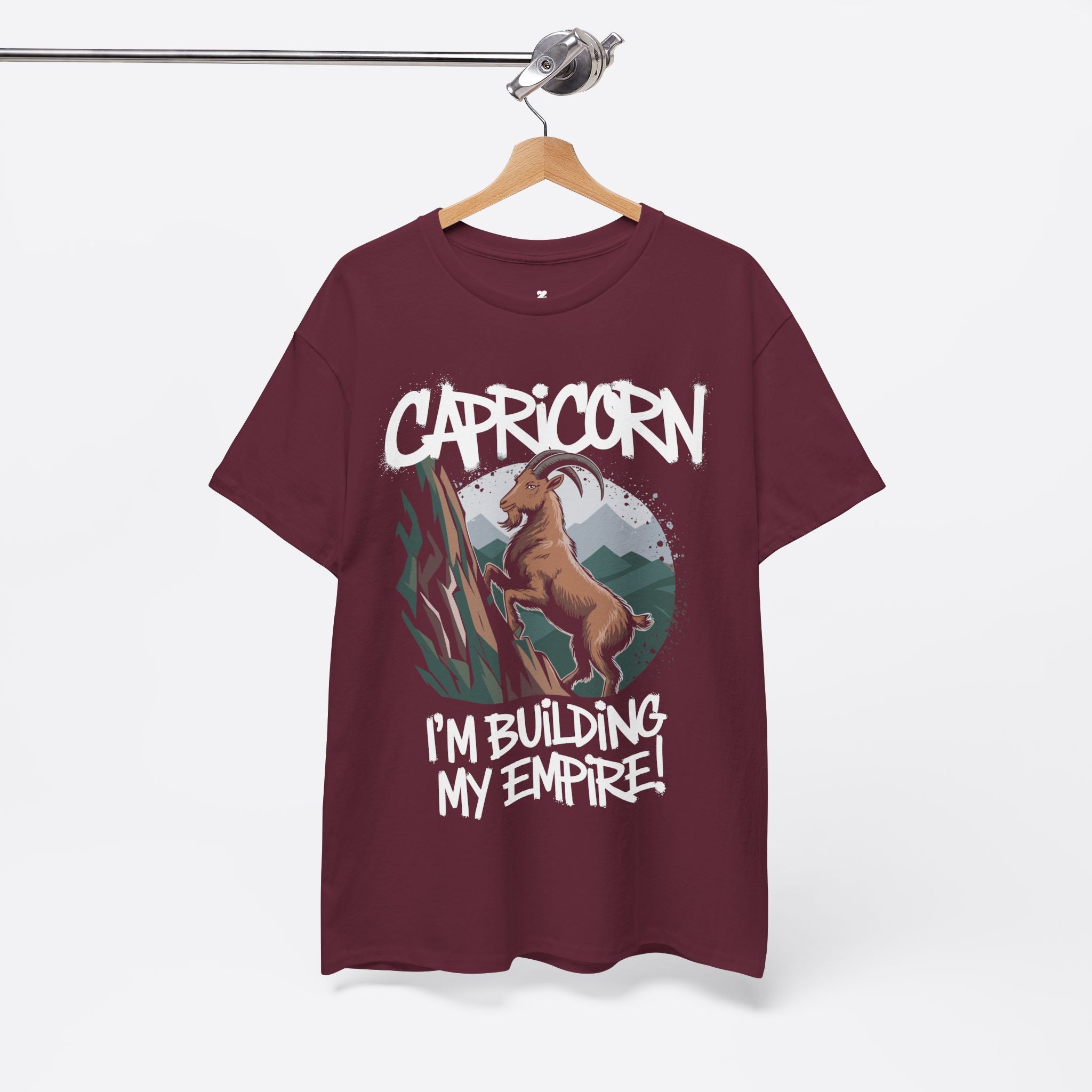 Capricorn Zodiac - I’m Building My Empire, Climbing Future - Unisex T-Shirt