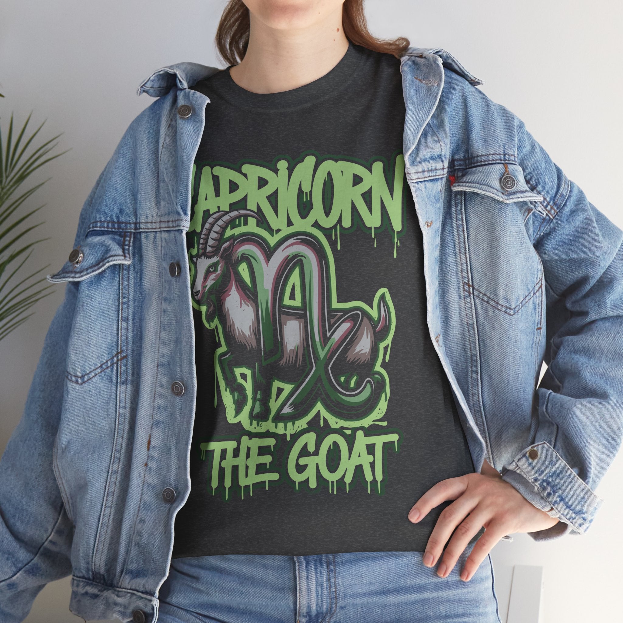 Capricorn Zodiac - The Goat Graffiti Hustle Tee - Unisex T-Shirt