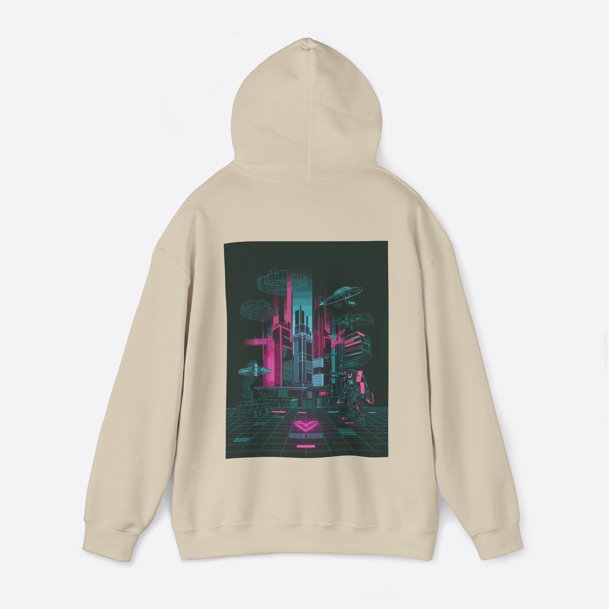 Men's Digital Chaos Hoodie – Glitch in Style