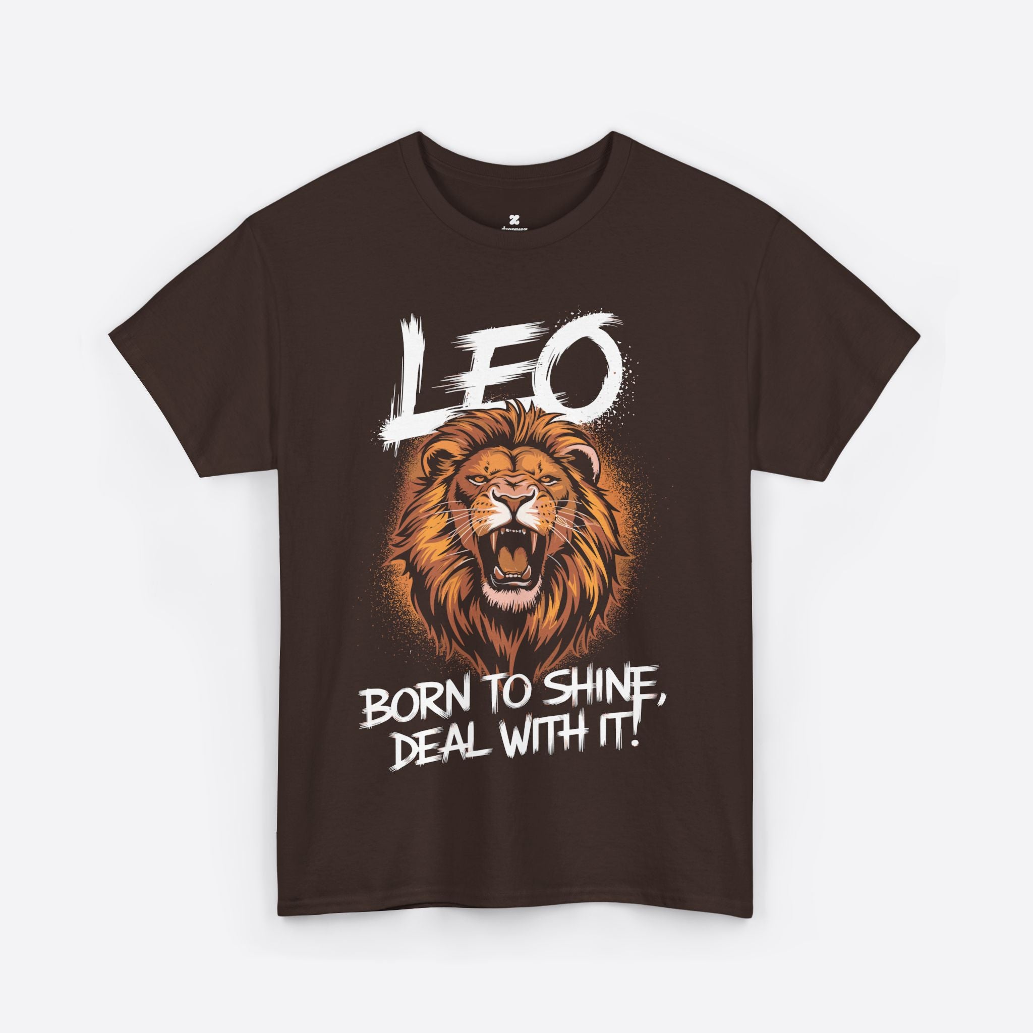 Leo Zodiac - Born to Shine, Deal With It - Unisex T-Shirt