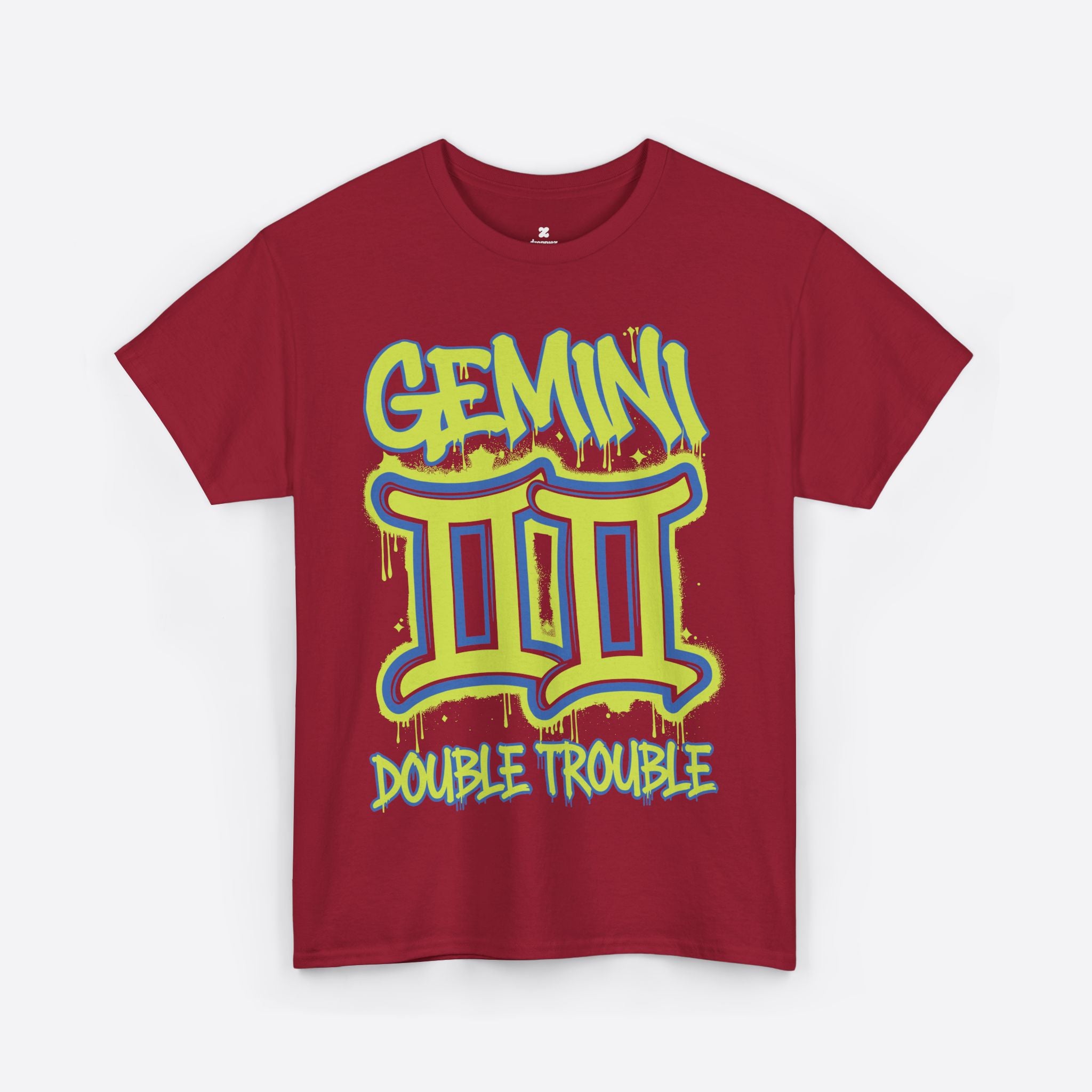 Gemini Zodiac - Double Trouble, Split Personality - Unisex T-Shirt
