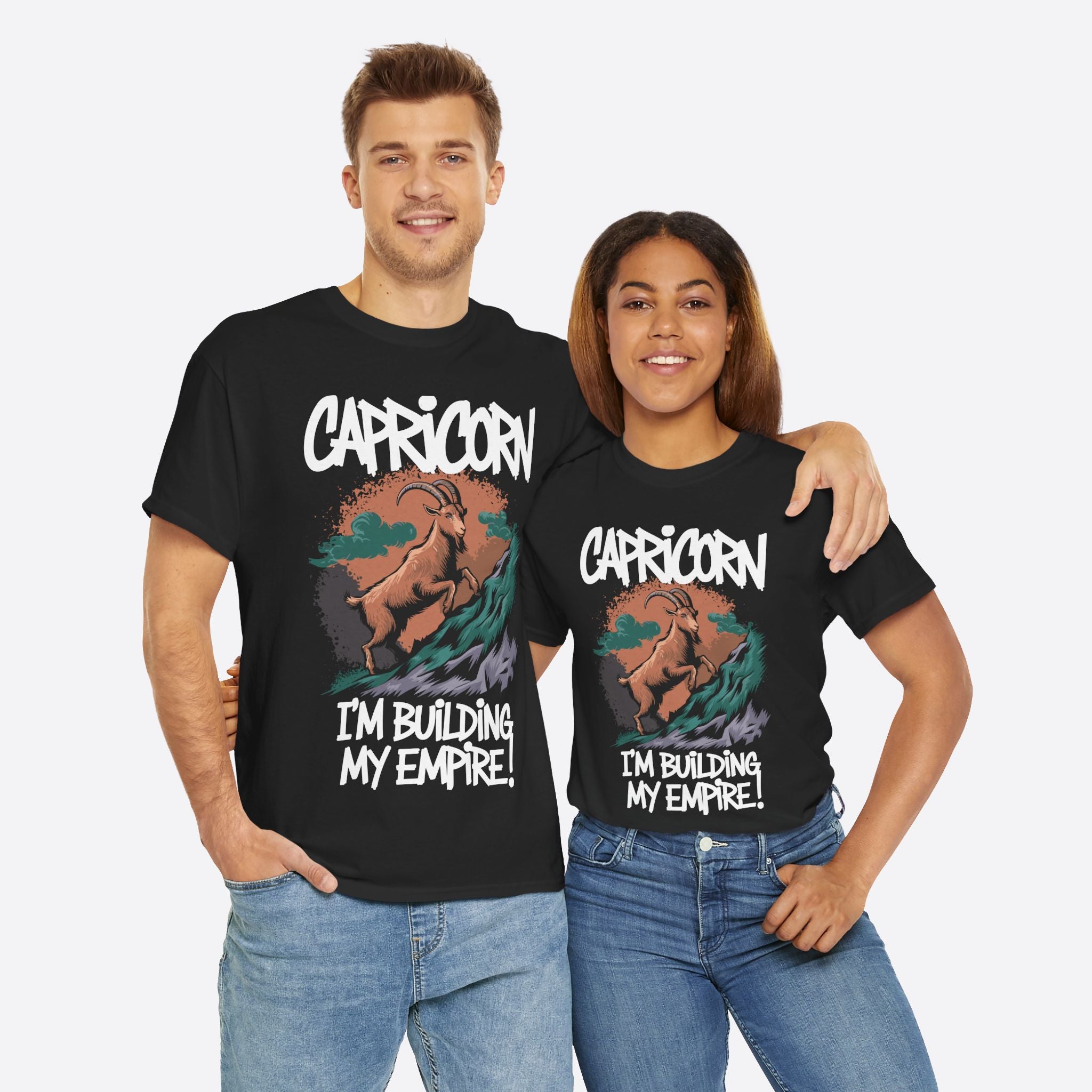 Capricorn Zodiac - I’m Building My Empire, Climb Like a Boss - Unisex T-Shirt