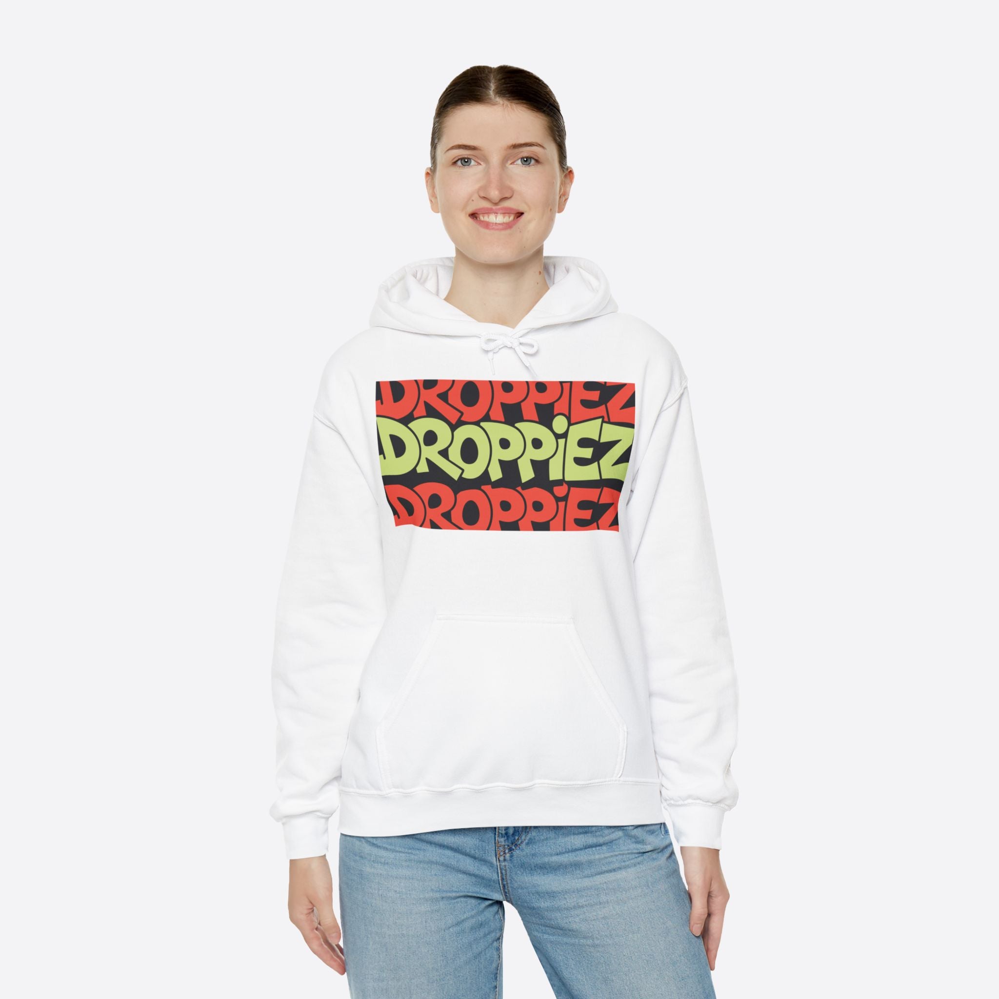 Unisex Dripdrop Hoodie with Bold Graphics – Statement Look