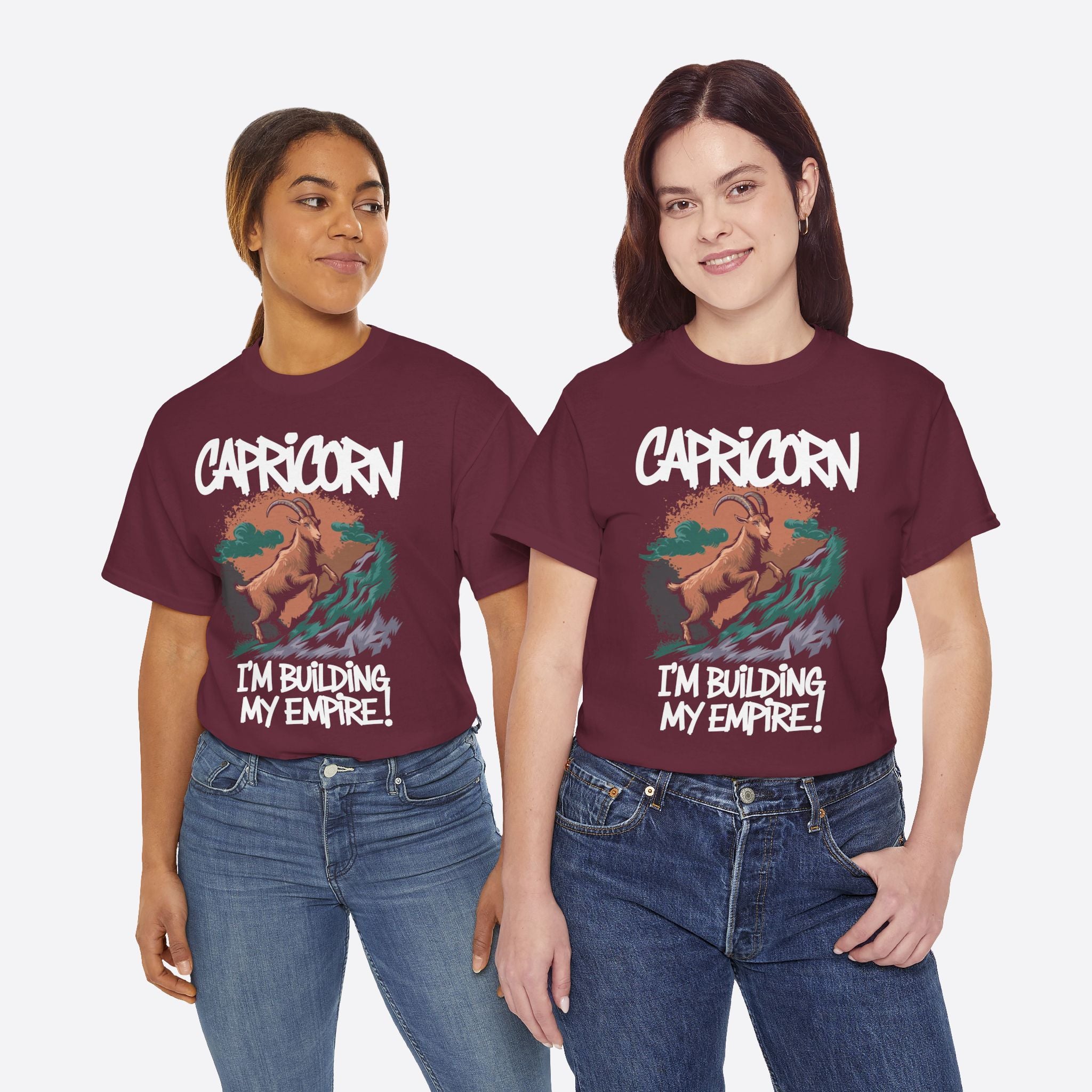 Capricorn Zodiac - I’m Building My Empire, Climb Like a Boss - Unisex T-Shirt