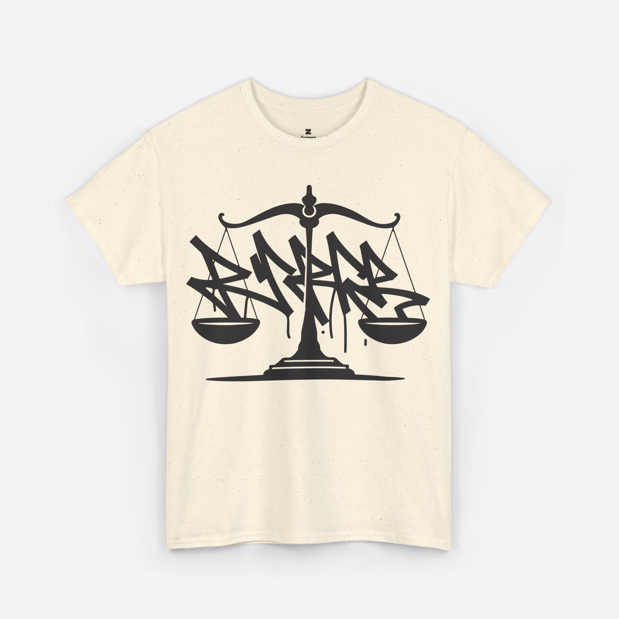 Libra Zodiac - Dripping Graffiti Balance Graphic Tee - Unisex T-Shirt