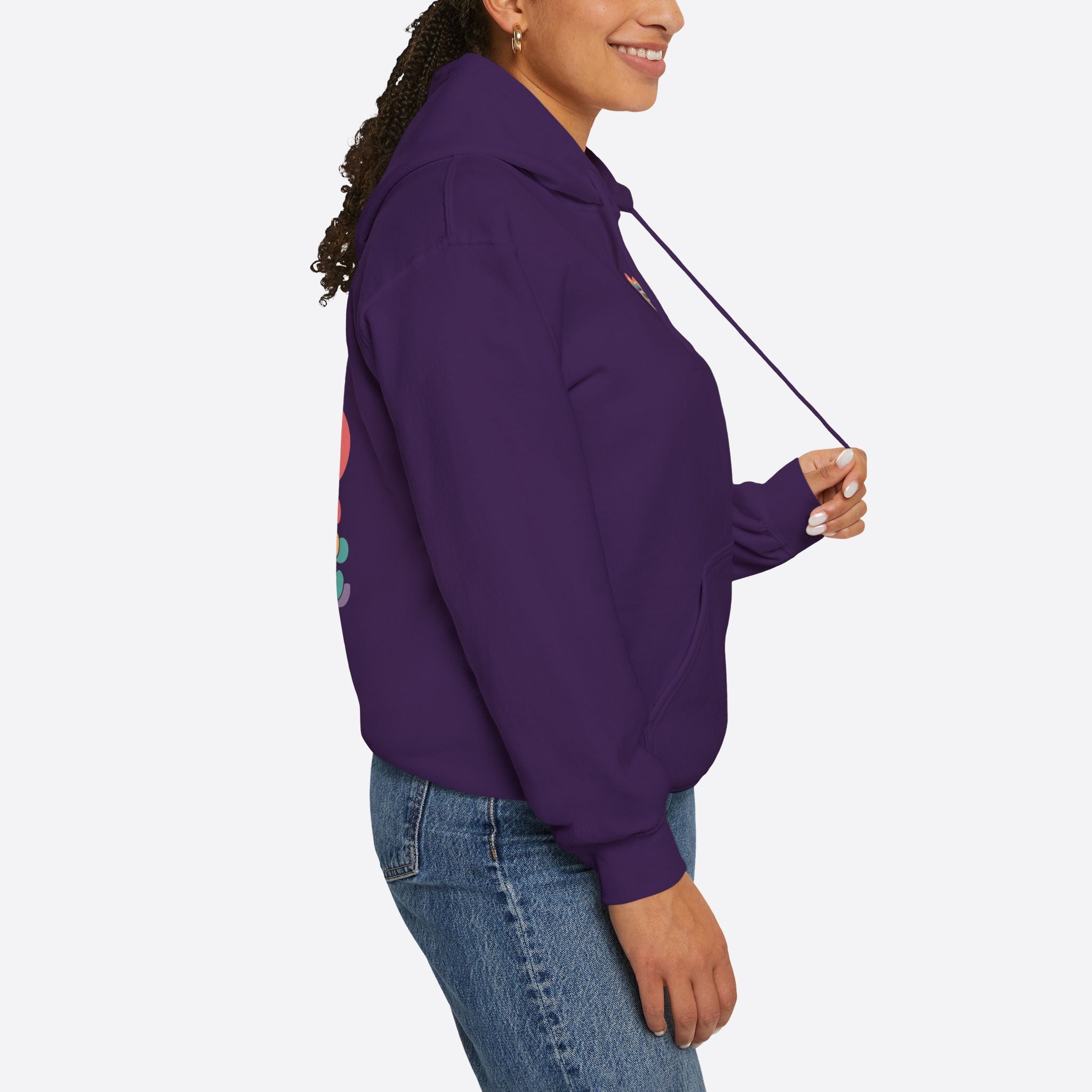 Women's Life Rainbow Hoodie – Soft and Stylish