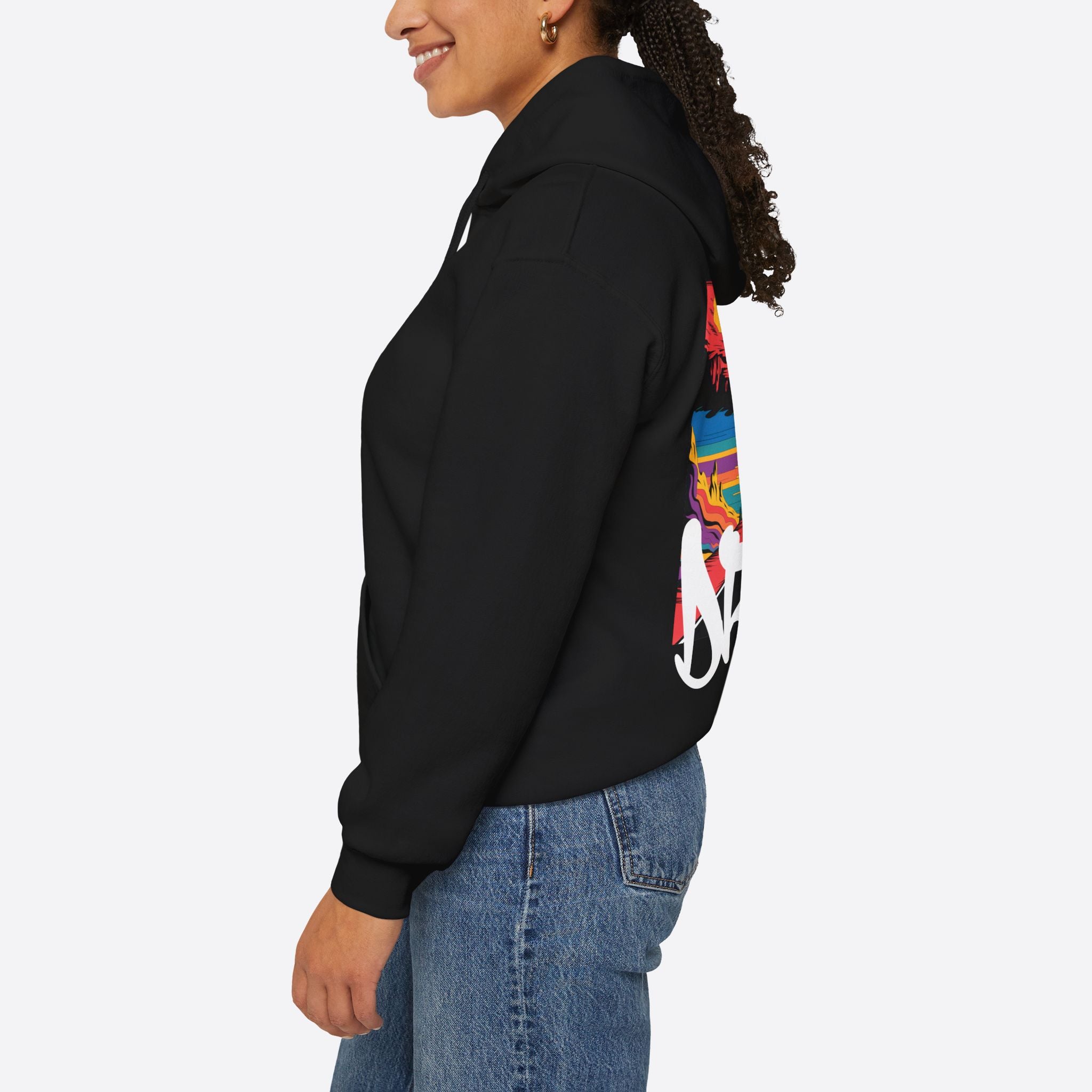 Unisex Colorblock Hoodie – Bold Colors