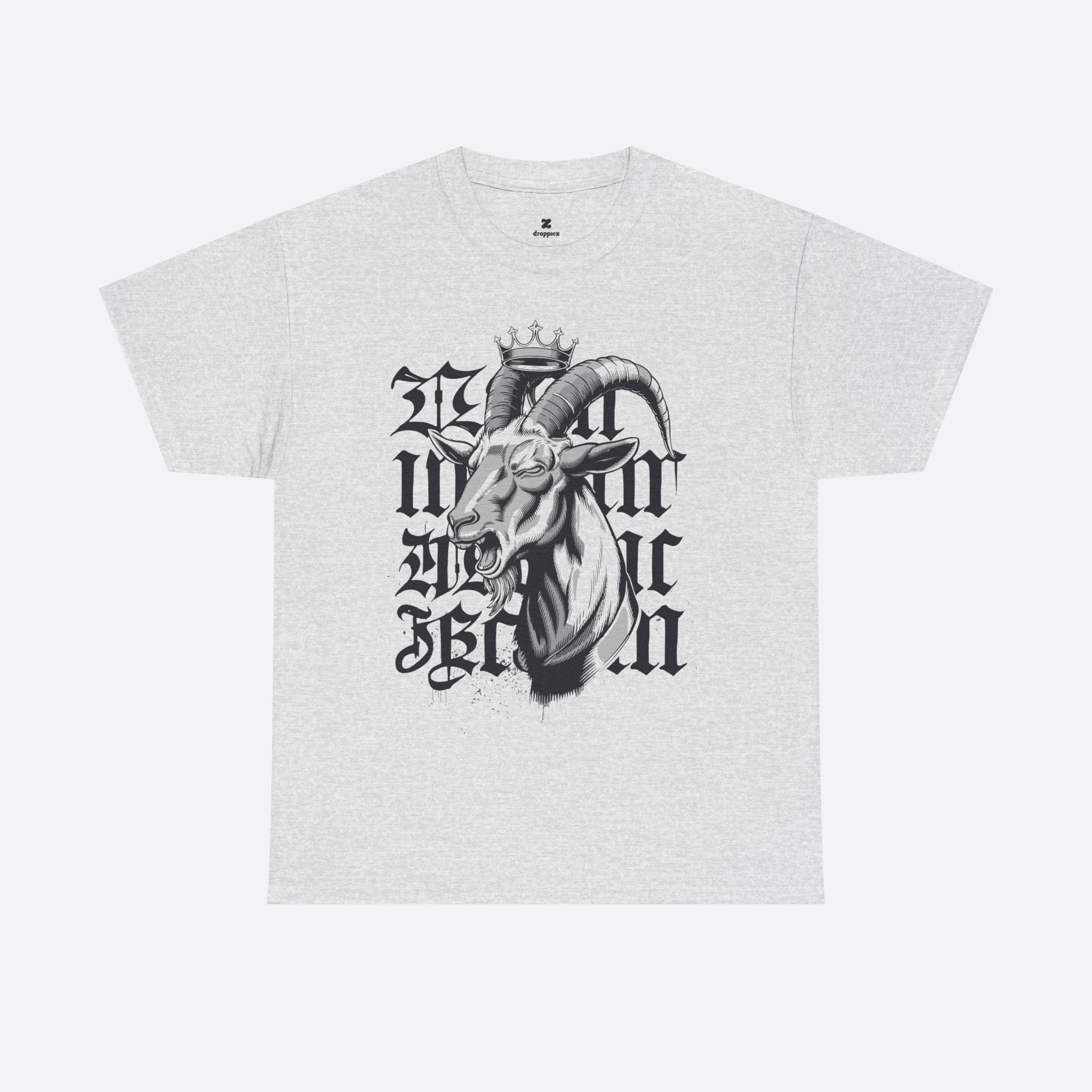 Capricorn Zodiac - Royal Ink Goat Graffiti Tee - Unisex T-Shirt